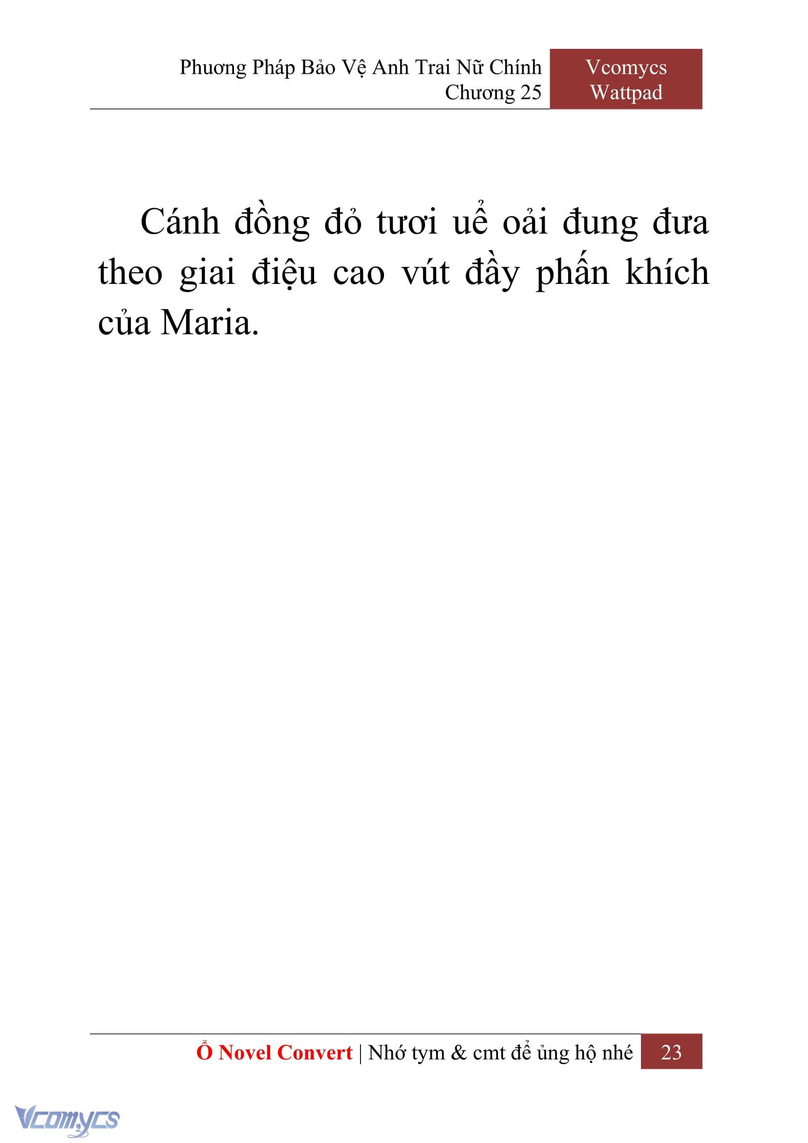 [Novel] Phương Pháp Bảo Vệ Anh Trai Nữ Chính Chap 25 - Next 