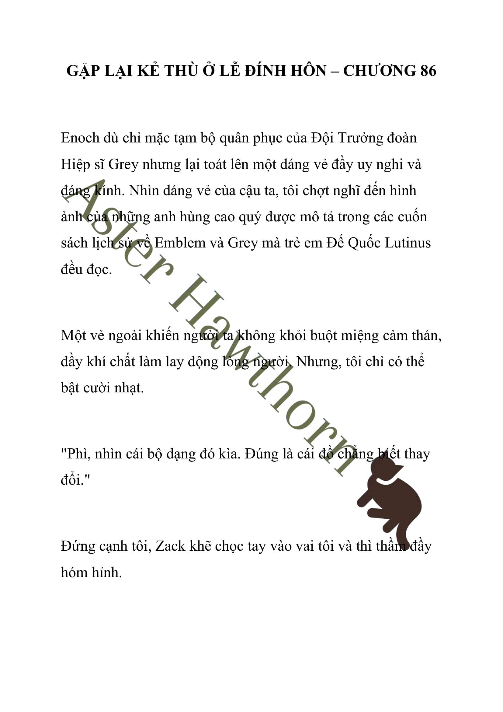 [NOVEL] Gặp Lại Kẻ Thù Ở Lễ Đính Hôn Chap 86 - Trang 2