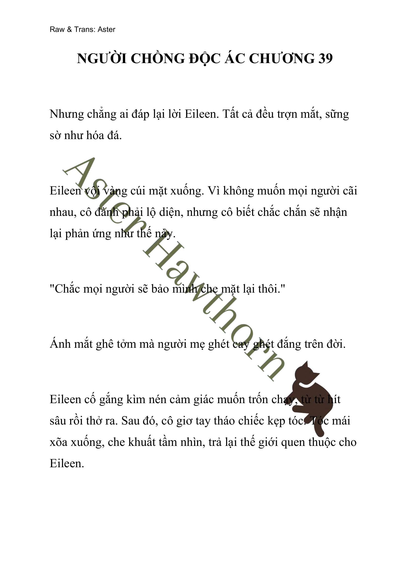 [NOVEL] Người Chồng Độc Ác Chap 39 - Next Chap 40