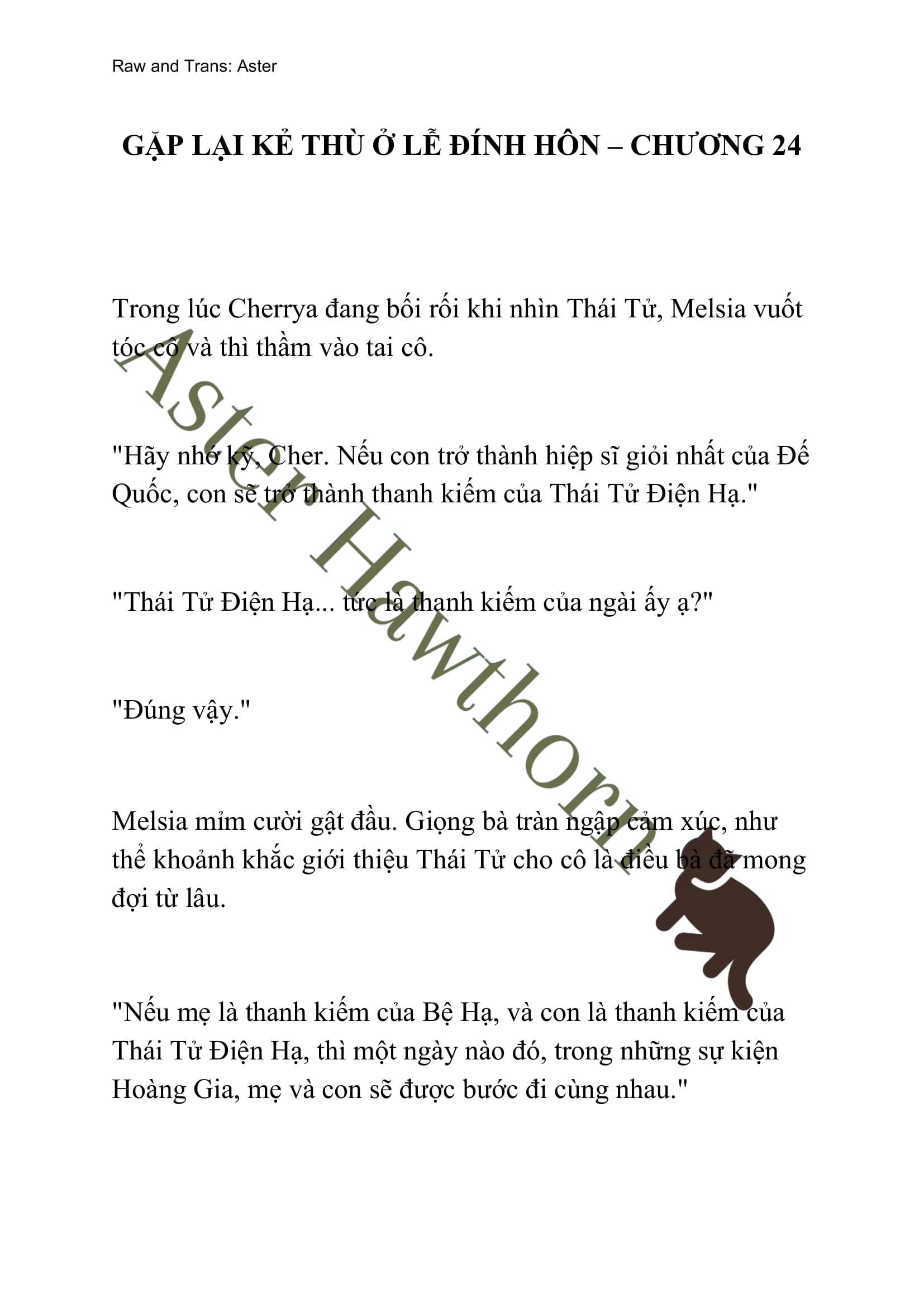 [NOVEL] Gặp Lại Kẻ Thù Ở Lễ Đính Hôn Chap 24 - Trang 2