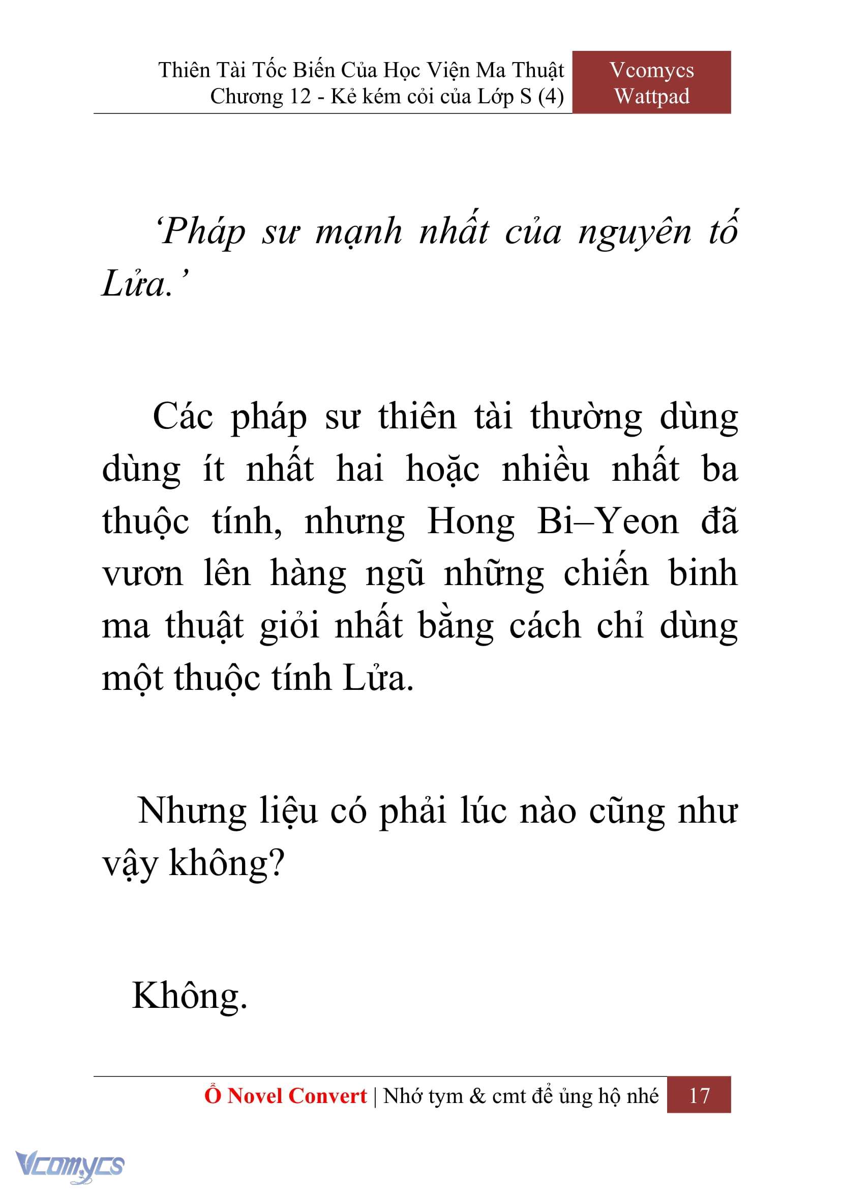[Novel] Thiên Tài Tốc Biến Của Học Viện Ma Thuật Chap 12 - Next 