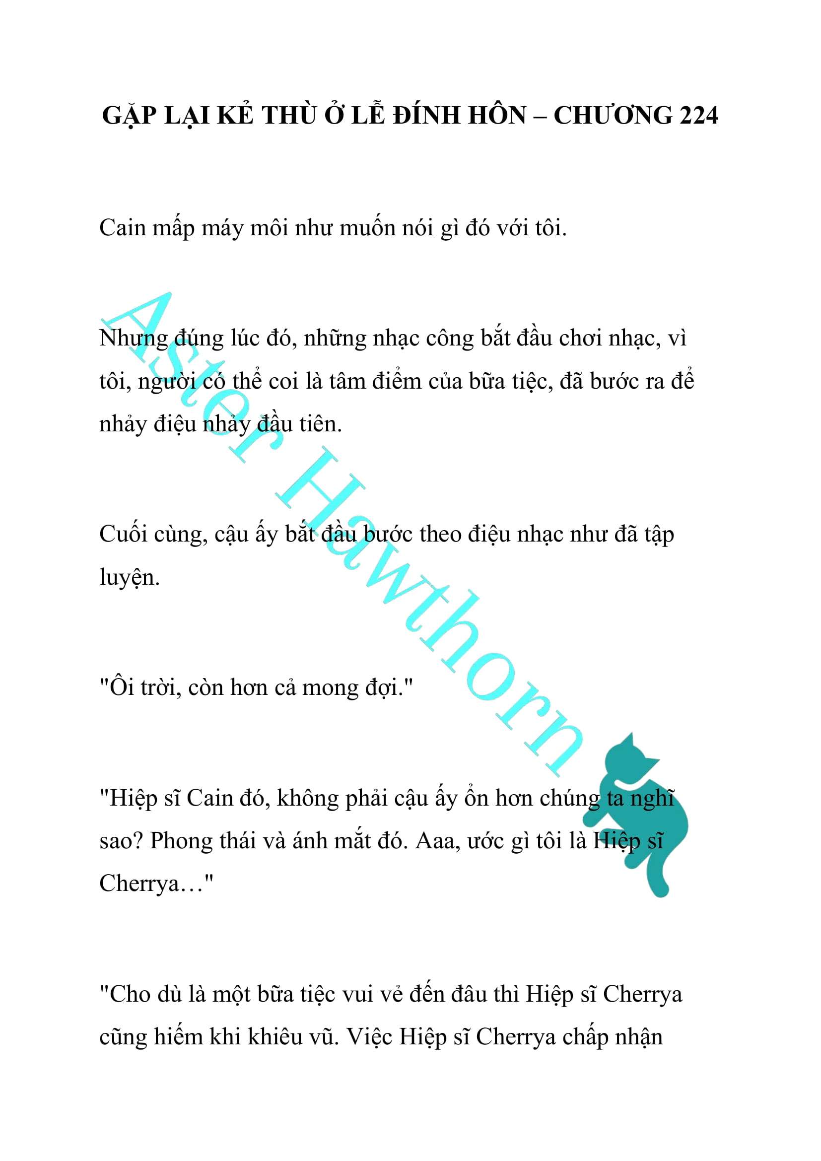 [NOVEL] Gặp Lại Kẻ Thù Ở Lễ Đính Hôn Chap 224 - Next Chap 225
