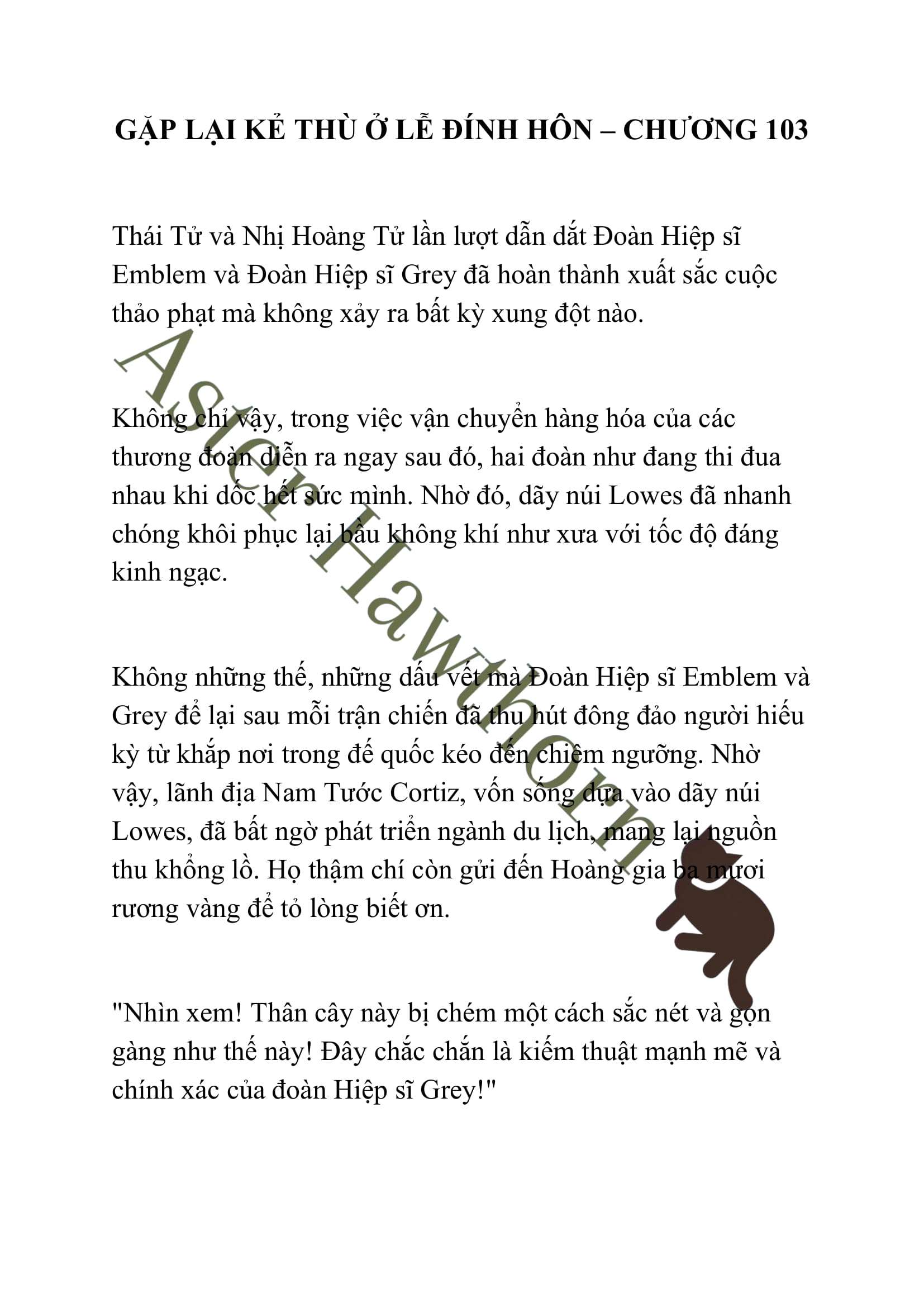 [NOVEL] Gặp Lại Kẻ Thù Ở Lễ Đính Hôn Chap 103 - Trang 2