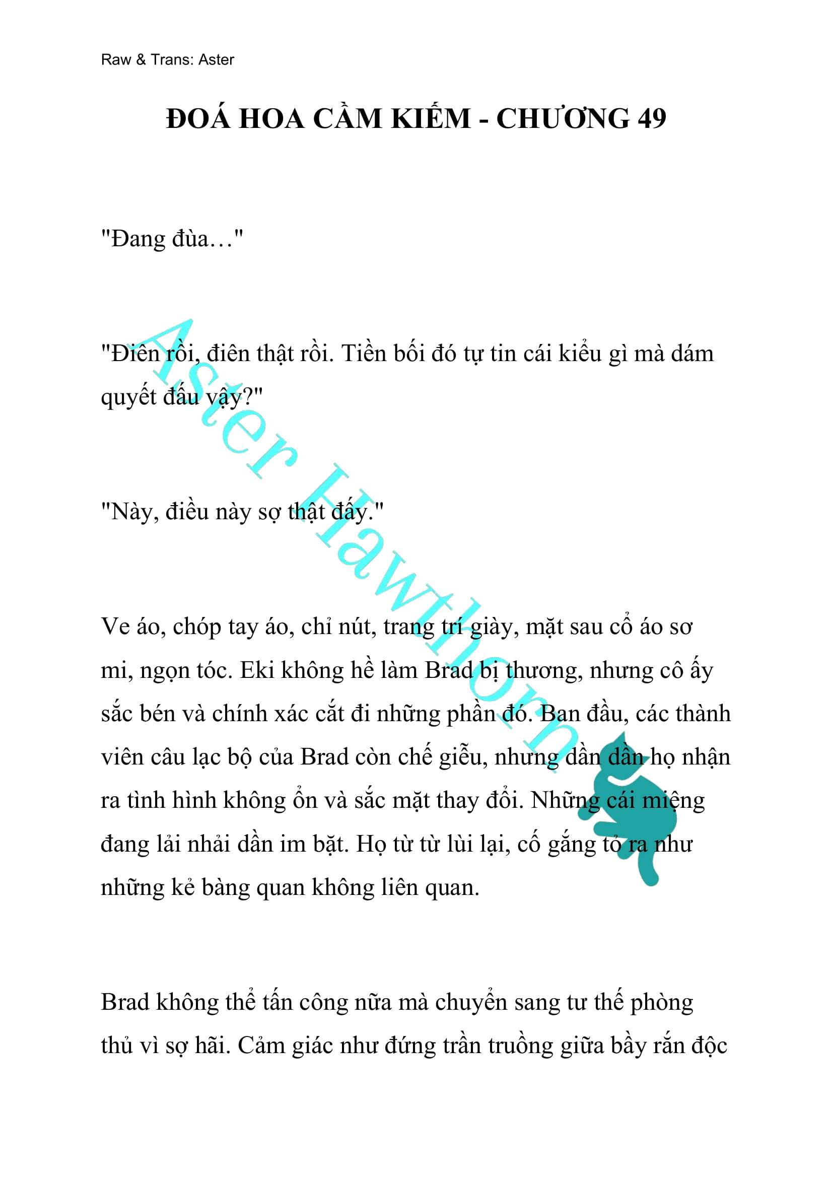 [NOVEL] Đóa Hoa Cầm Kiếm Chap 49 - Next Chap 50