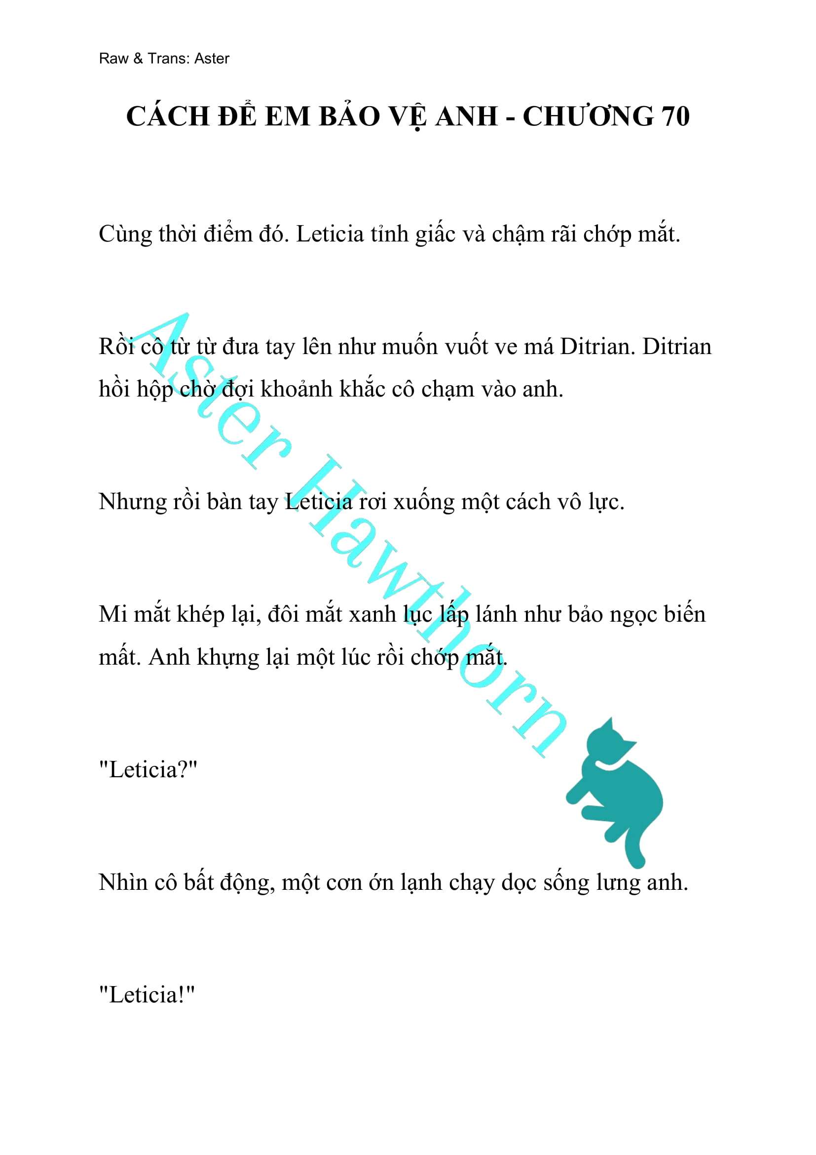 [NOVEL] Cách Để Em Bảo Vệ Anh Chap 70 - Next 