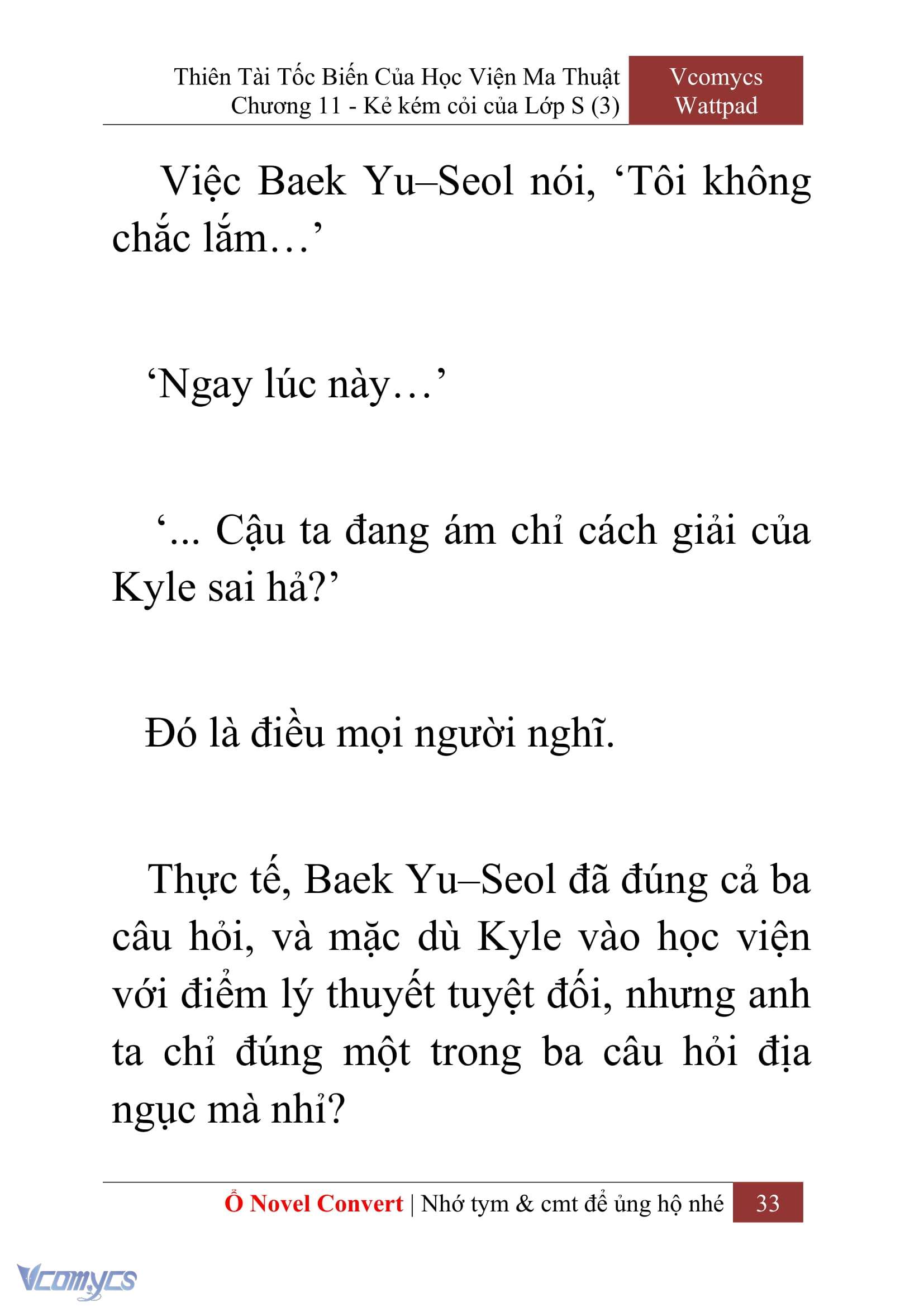 [Novel] Thiên Tài Tốc Biến Của Học Viện Ma Thuật Chap 11 - Next Chap 12