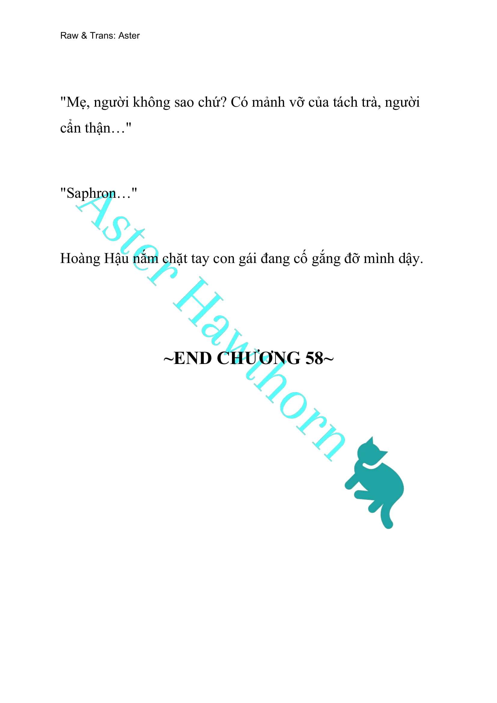 [NOVEL] Anh Hùng Khao Khát Sự Sa Ngã Của Thánh Nữ Chap 58 - Next 