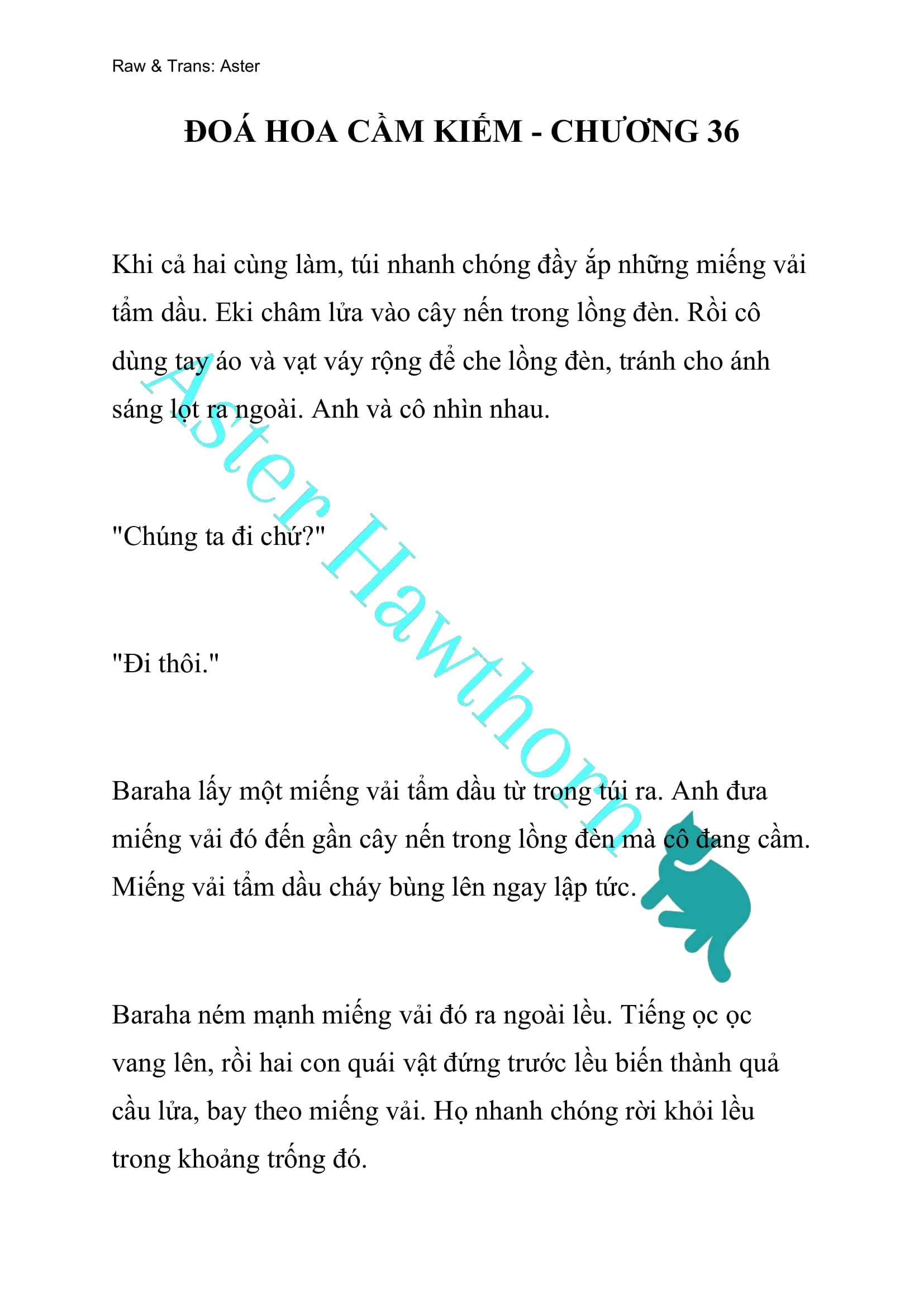 [NOVEL] Đóa Hoa Cầm Kiếm Chap 36 - Next Chap 37