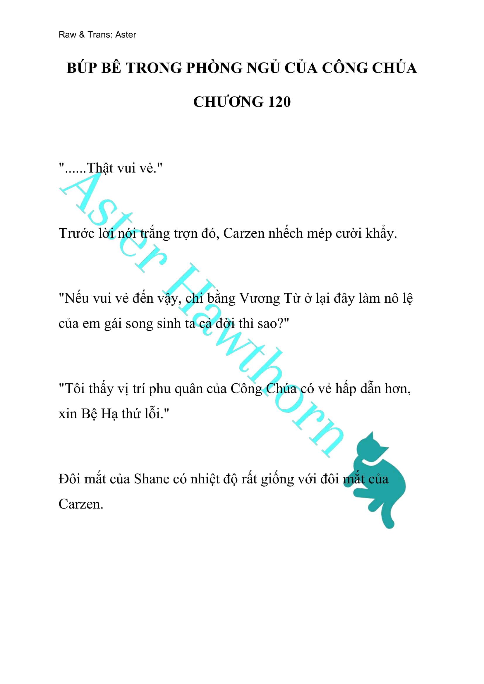 [NOVEL] Búp Bê Trong Phòng Ngủ Của Công Chúa Chap 120 - Next 