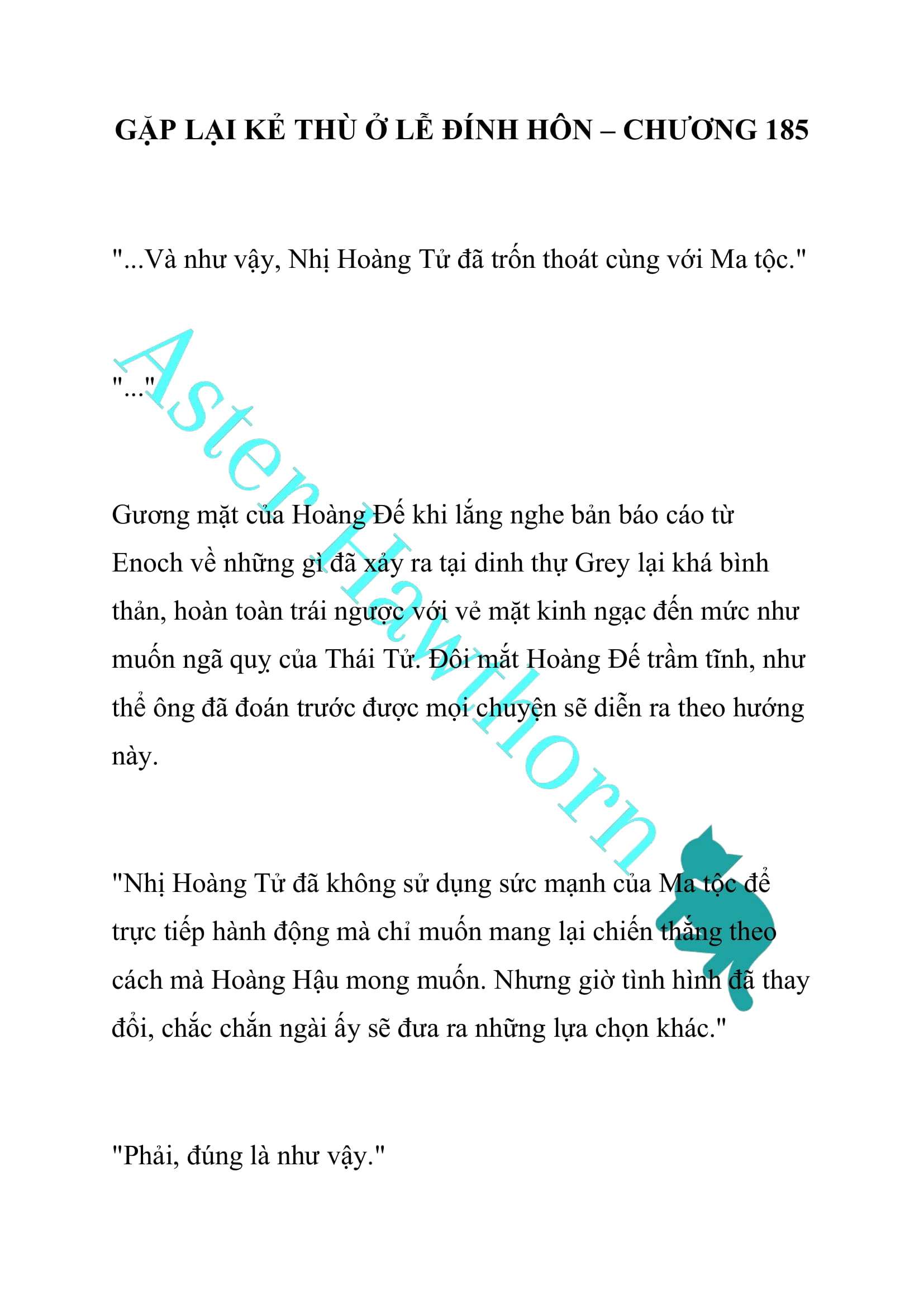 [NOVEL] Gặp Lại Kẻ Thù Ở Lễ Đính Hôn Chap 185 - Trang 2