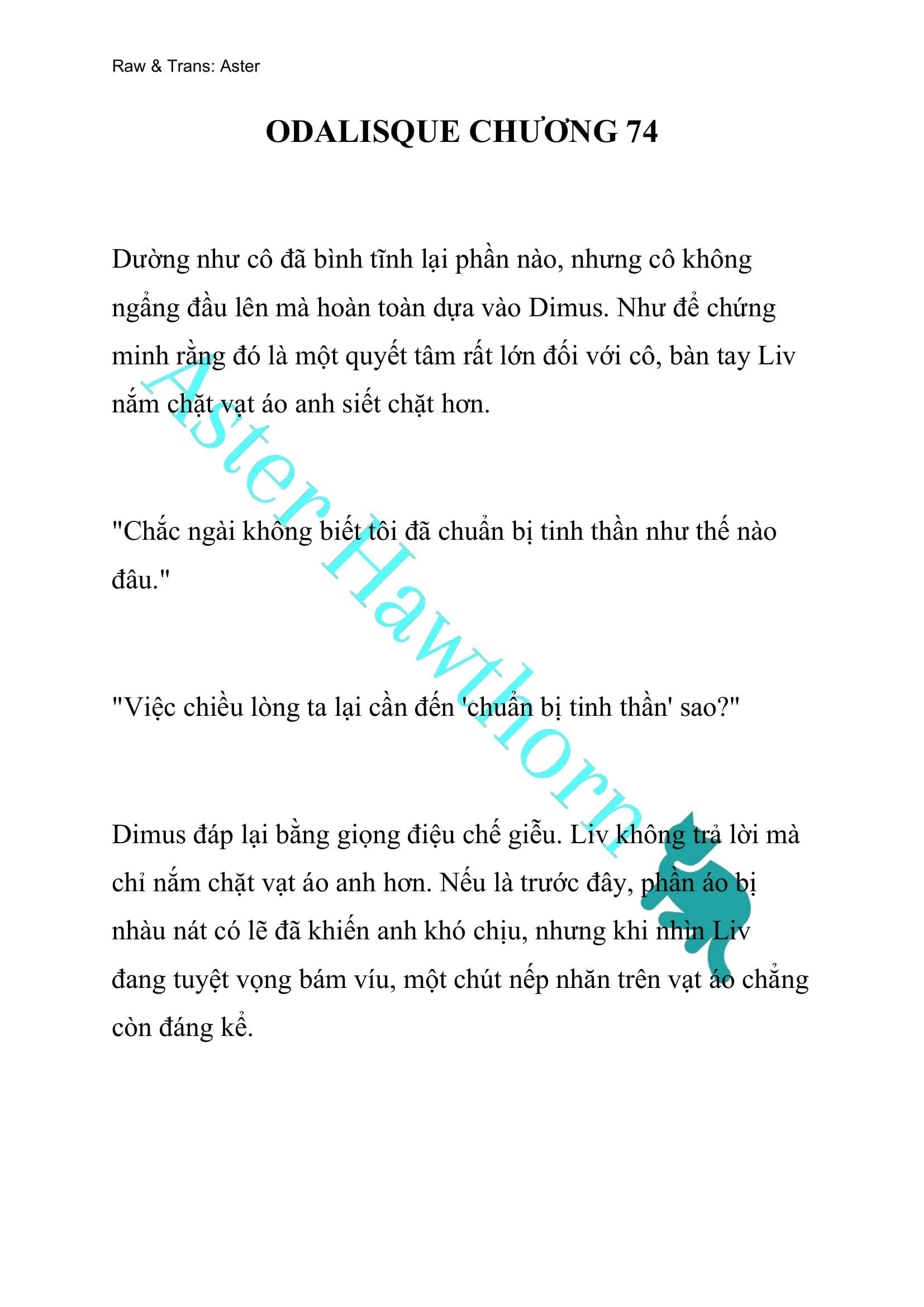 [NOVEL] Odalisque Chap 74 - Next Chap 75