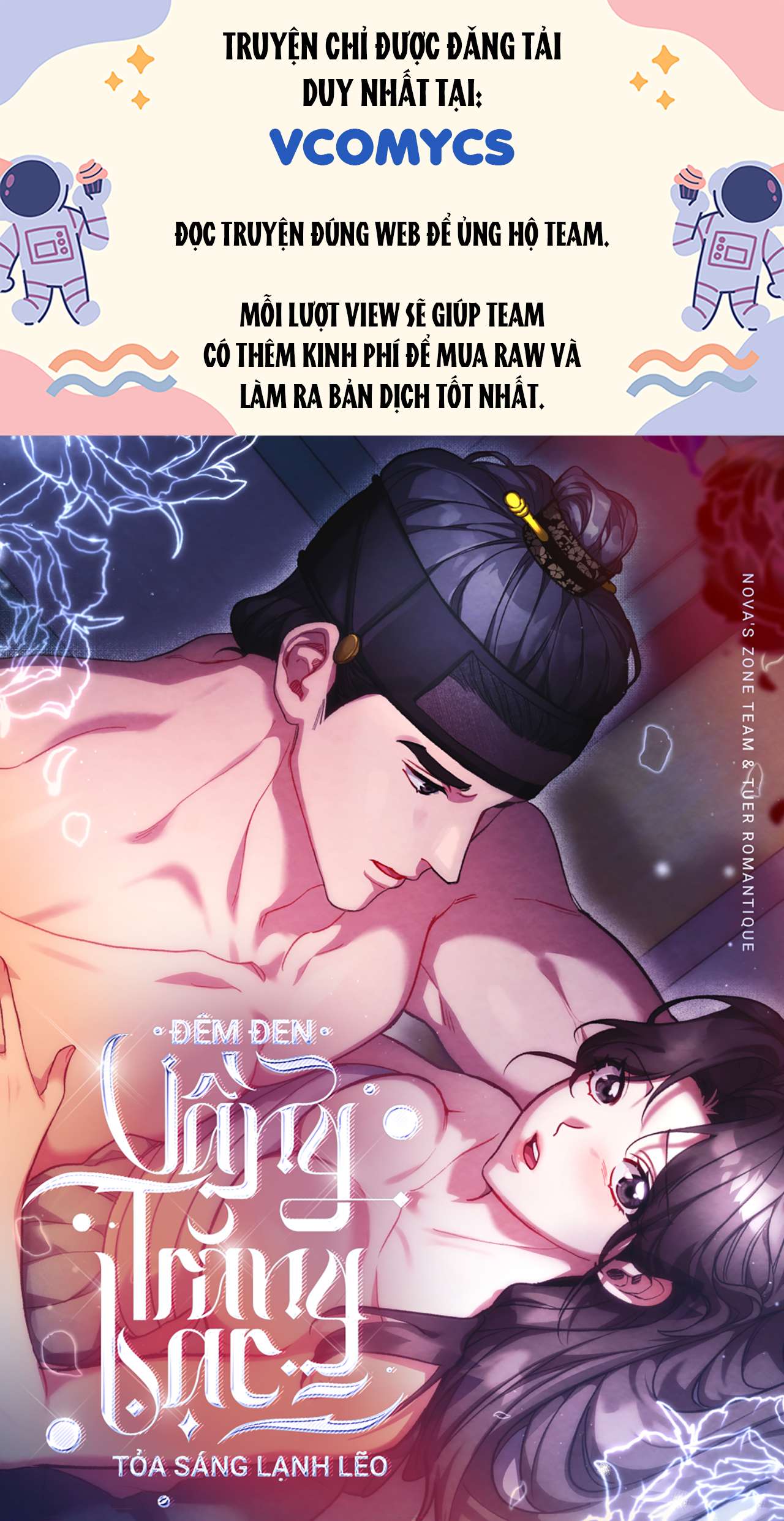 [18+] Đêm Đen, Vầng Trăng Bạc Tỏa Sáng Lạnh Lẽo Chap 14 - Trang 2