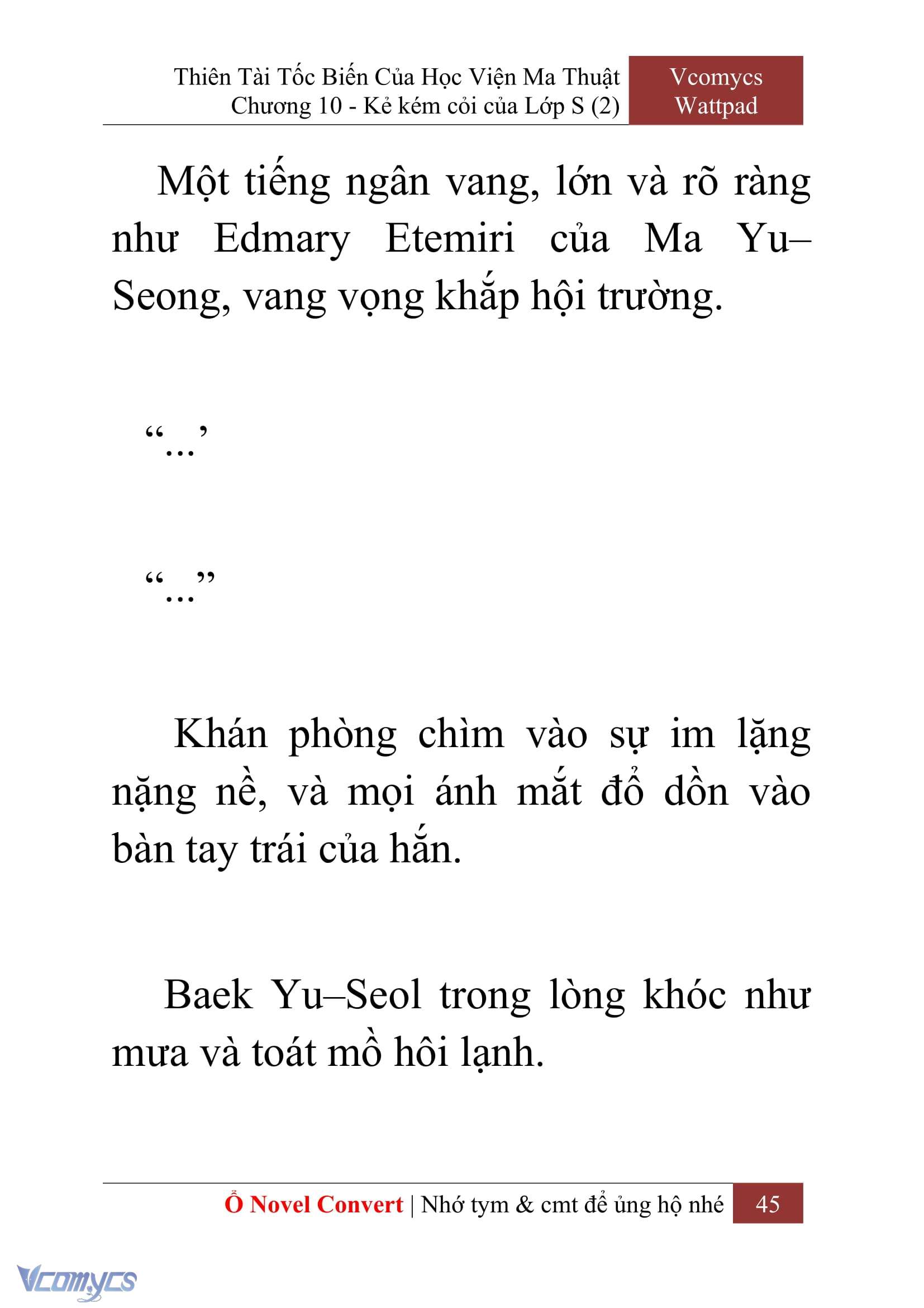 [Novel] Thiên Tài Tốc Biến Của Học Viện Ma Thuật Chap 10 - Next 