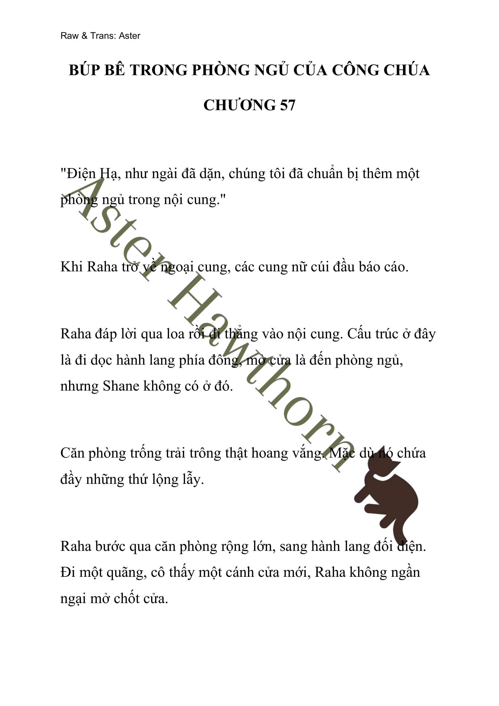 [NOVEL] Búp Bê Trong Phòng Ngủ Của Công Chúa Chap 57 - Trang 2