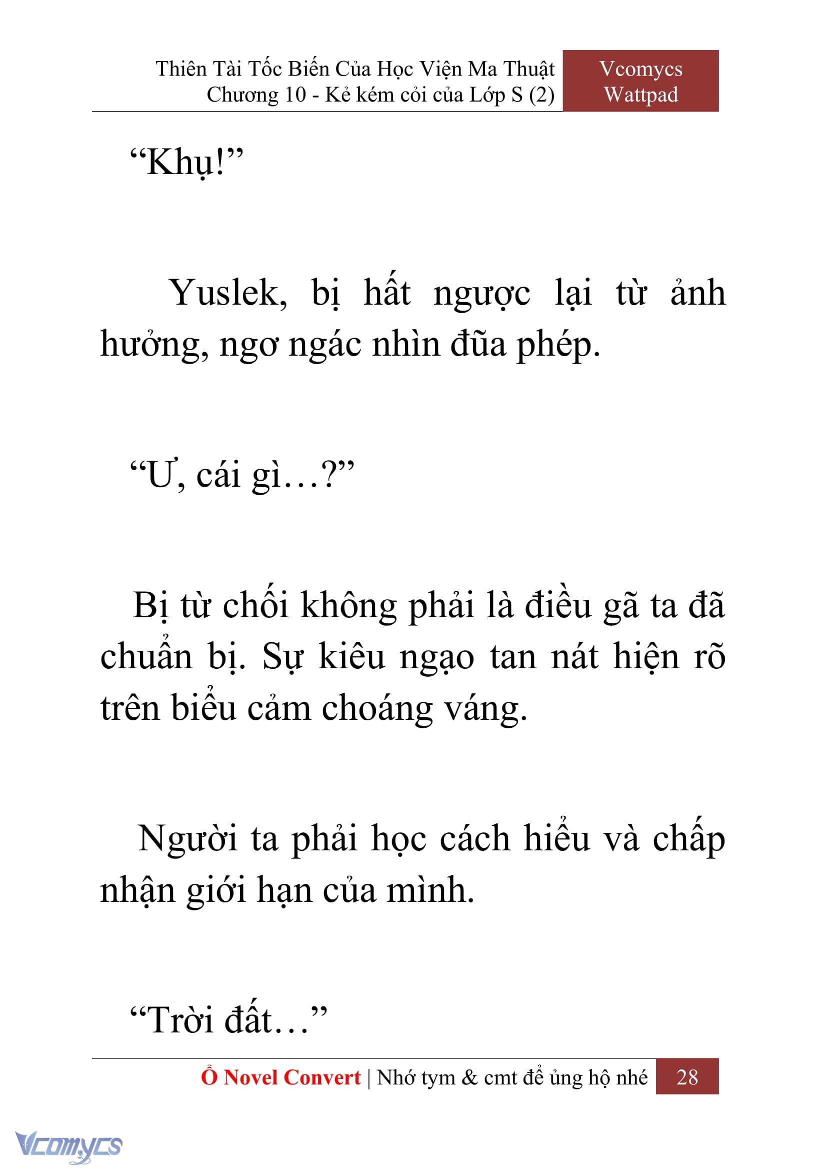 [Novel] Thiên Tài Tốc Biến Của Học Viện Ma Thuật Chap 10 - Next 