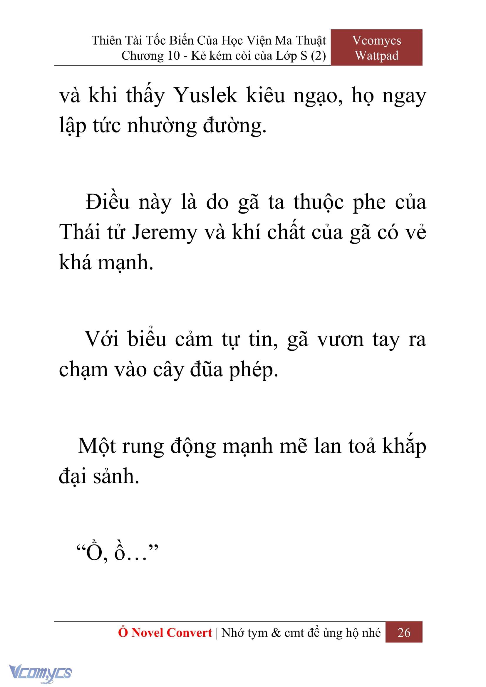 [Novel] Thiên Tài Tốc Biến Của Học Viện Ma Thuật Chap 10 - Next 