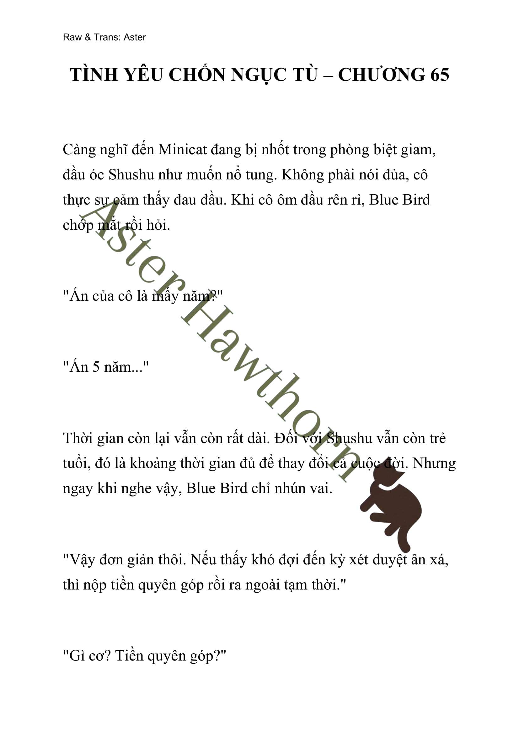 [NOVEL] Tình Yêu Chốn Ngục Tù Chap 65 - Trang 2
