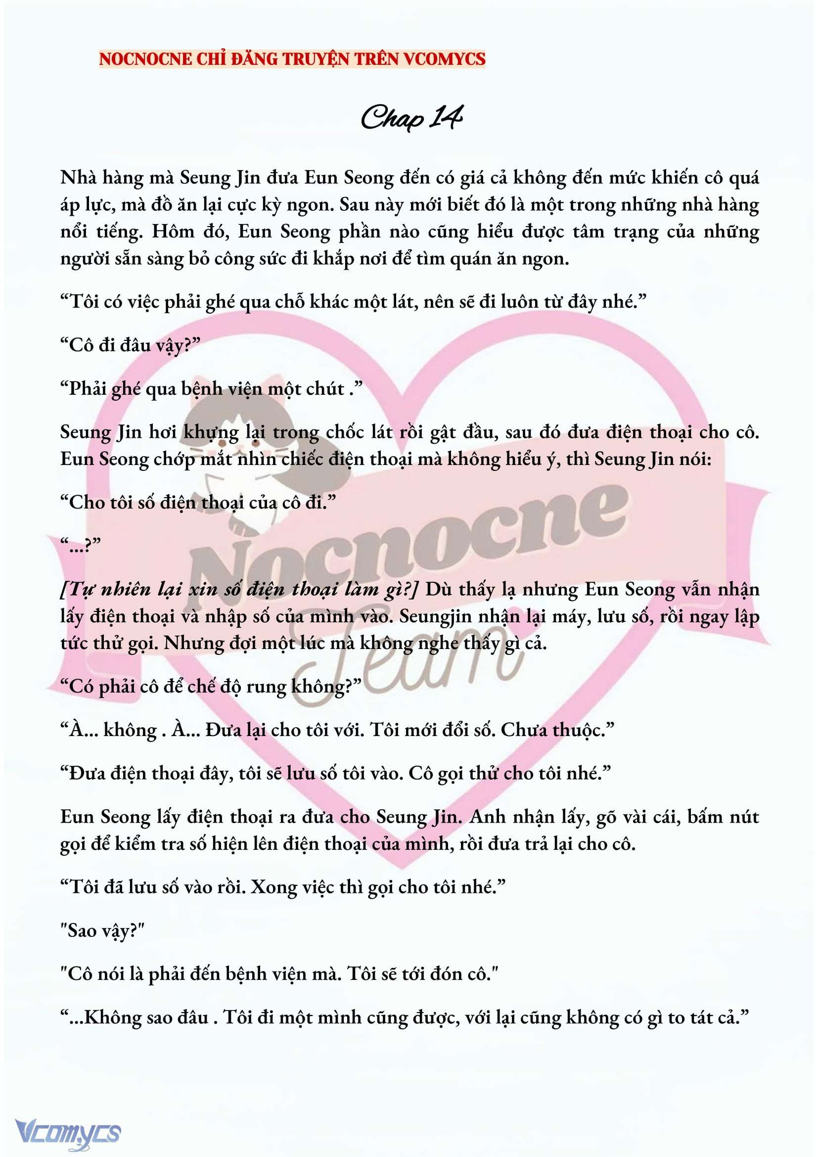 [NOVEL] CHÚNG TA KẾT THÚC VÀO MÙA THU Chap 14 - Trang 2