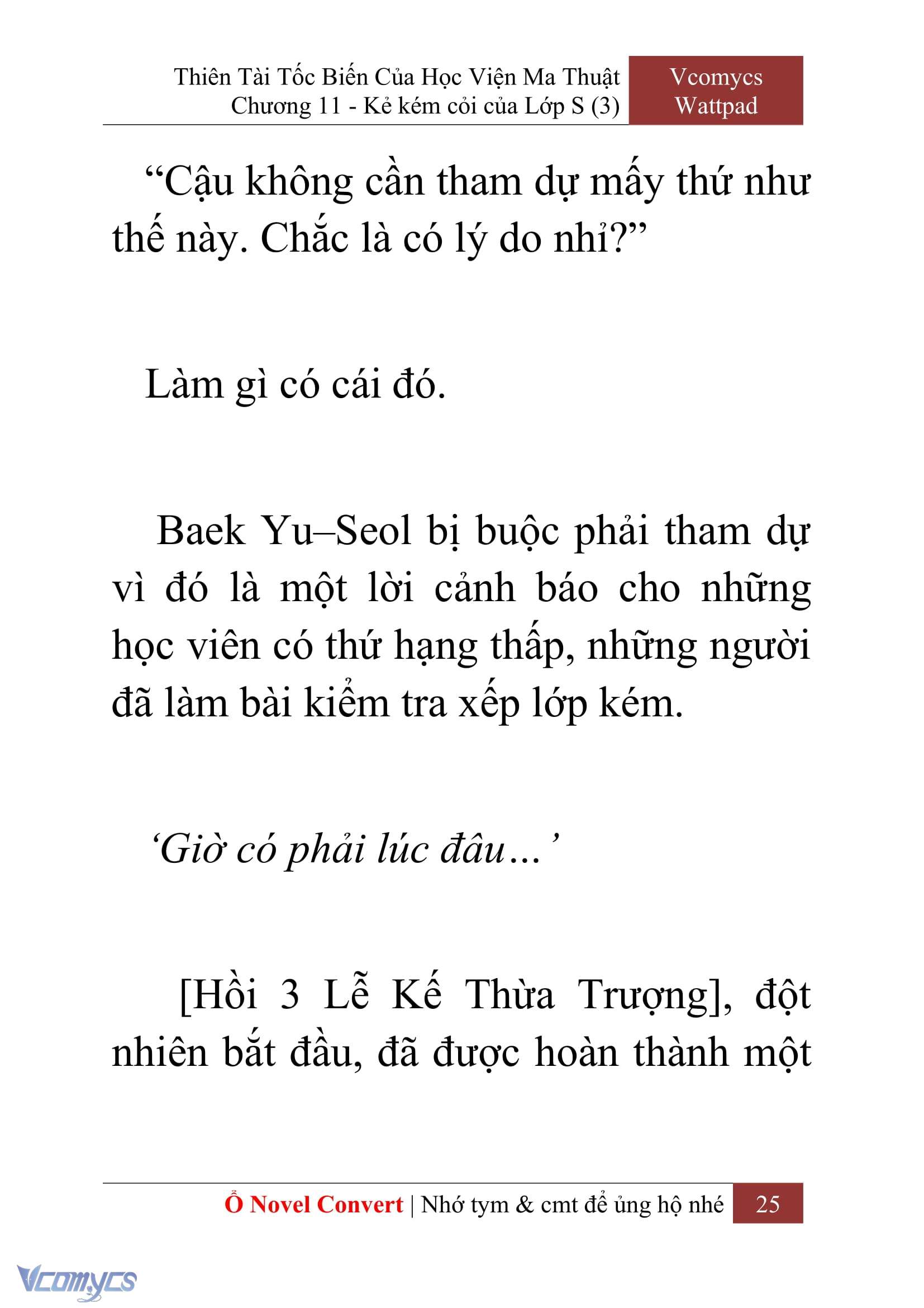 [Novel] Thiên Tài Tốc Biến Của Học Viện Ma Thuật Chap 11 - Next Chap 12