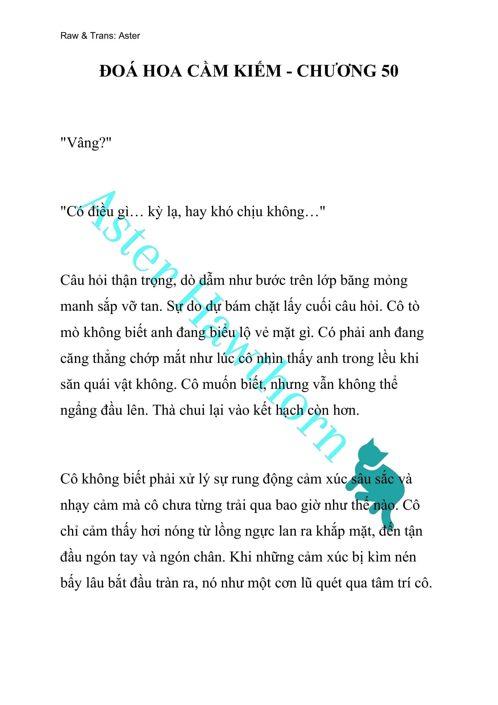 [NOVEL] Đóa Hoa Cầm Kiếm Chap 50 - Next 