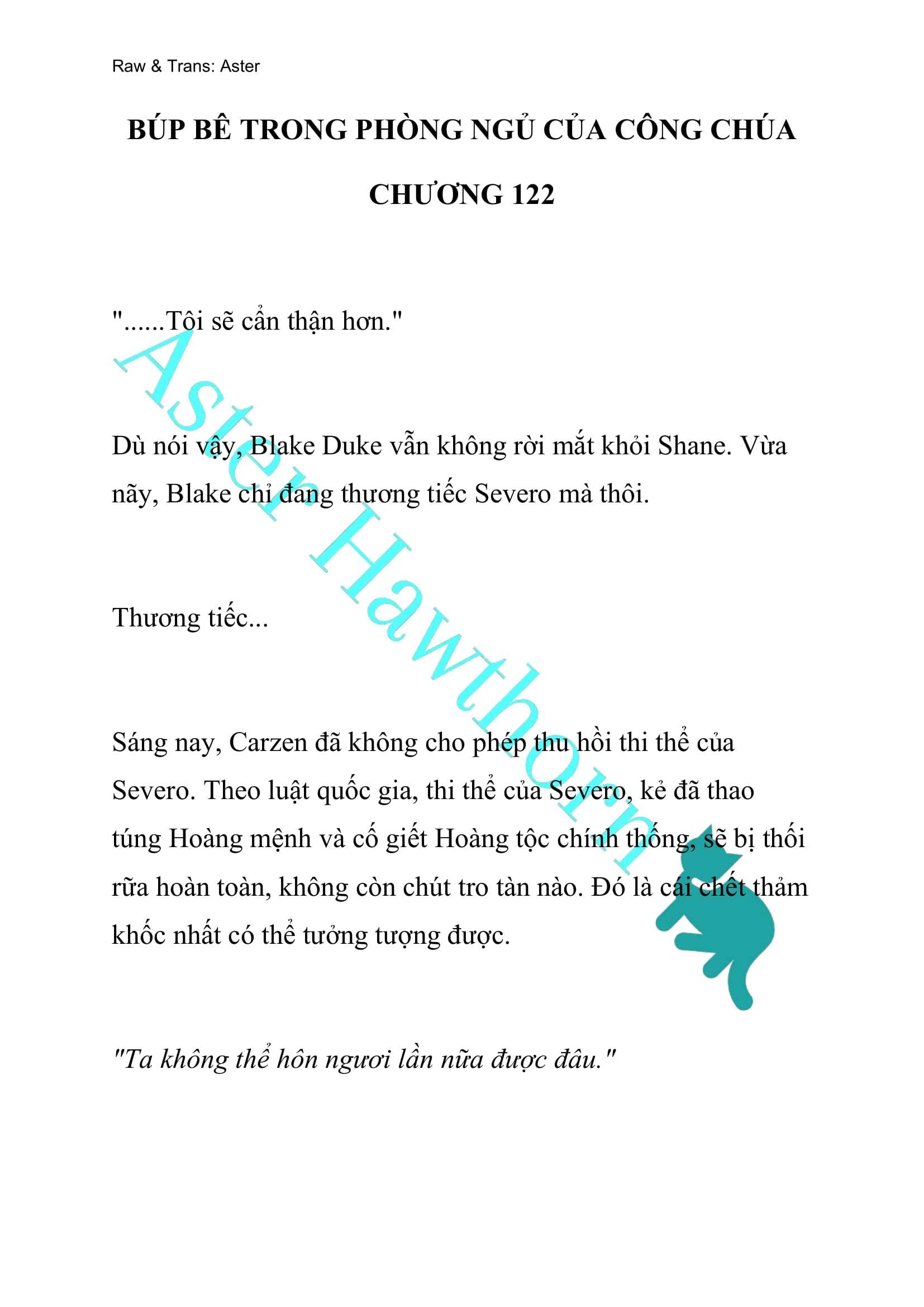 [NOVEL] Búp Bê Trong Phòng Ngủ Của Công Chúa Chap 122 - Next Chap 123
