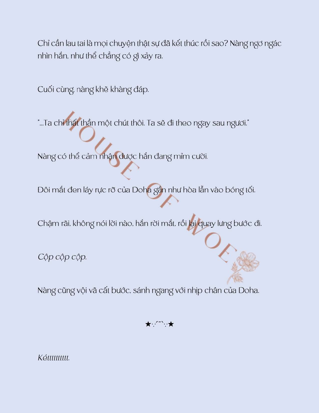 [NOVEL] ĐÊM KHÔNG TRĂNG Chap 3 - Next Chap 4