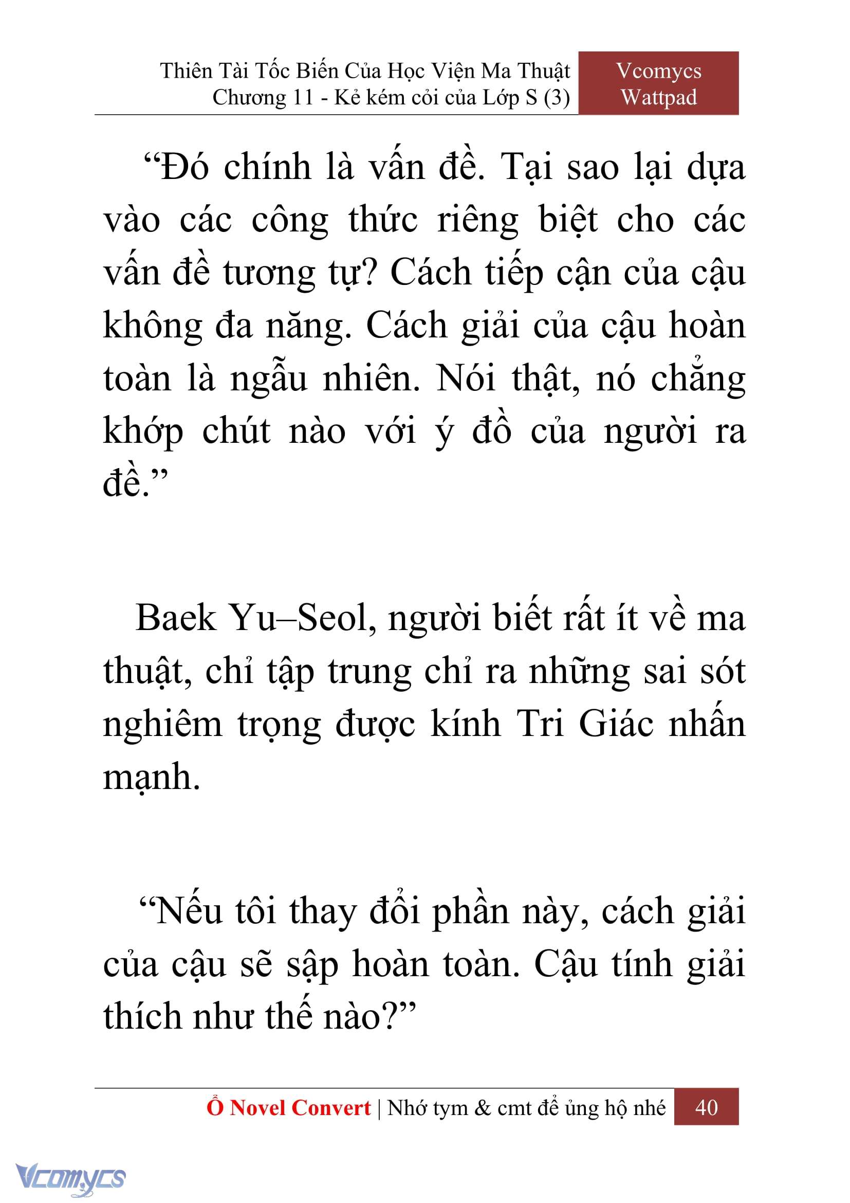 [Novel] Thiên Tài Tốc Biến Của Học Viện Ma Thuật Chap 11 - Next Chap 12