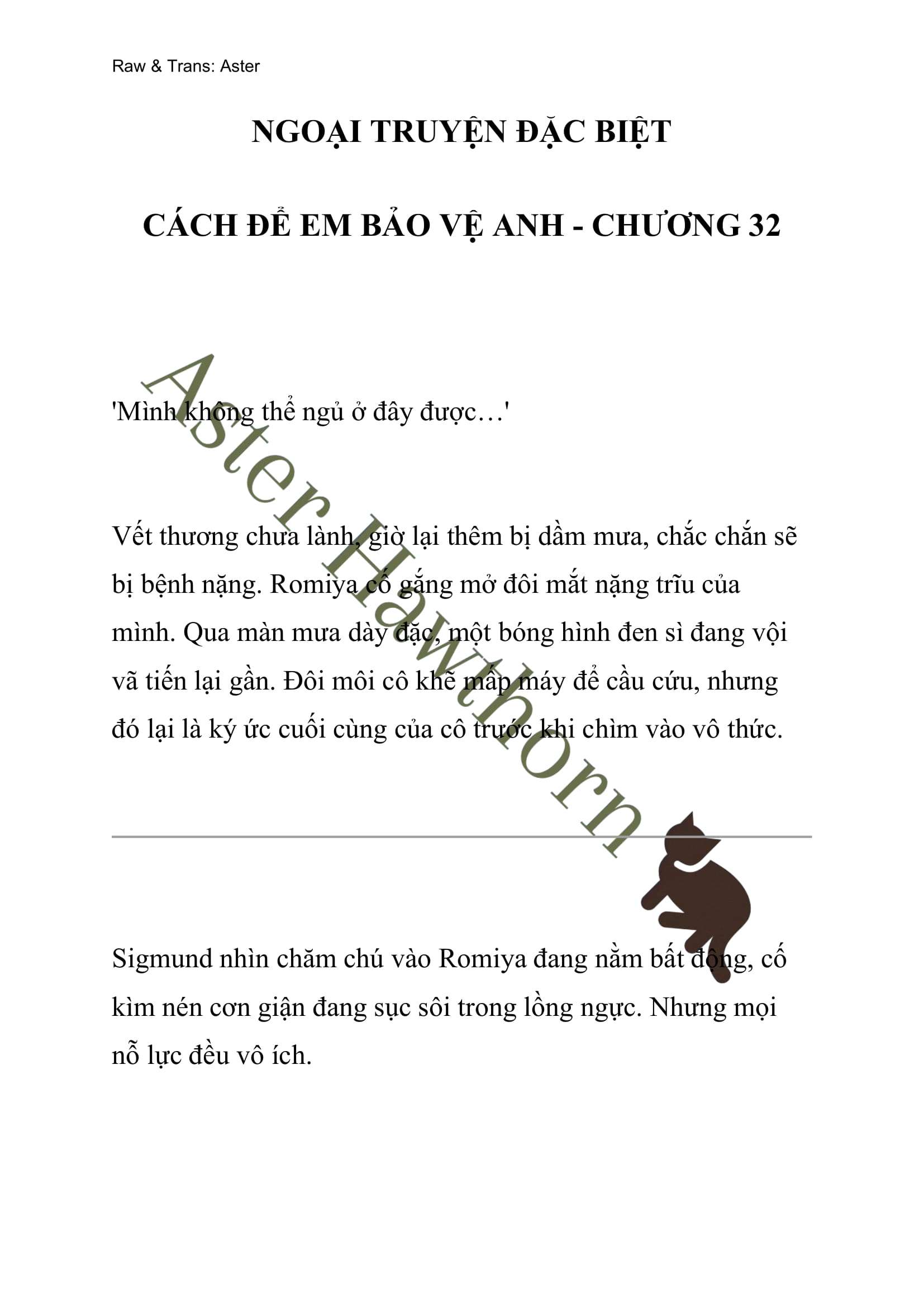[NOVEL] Ngoại Truyện Cách Để Em Bảo Vệ Anh Chap 86 - Trang 2