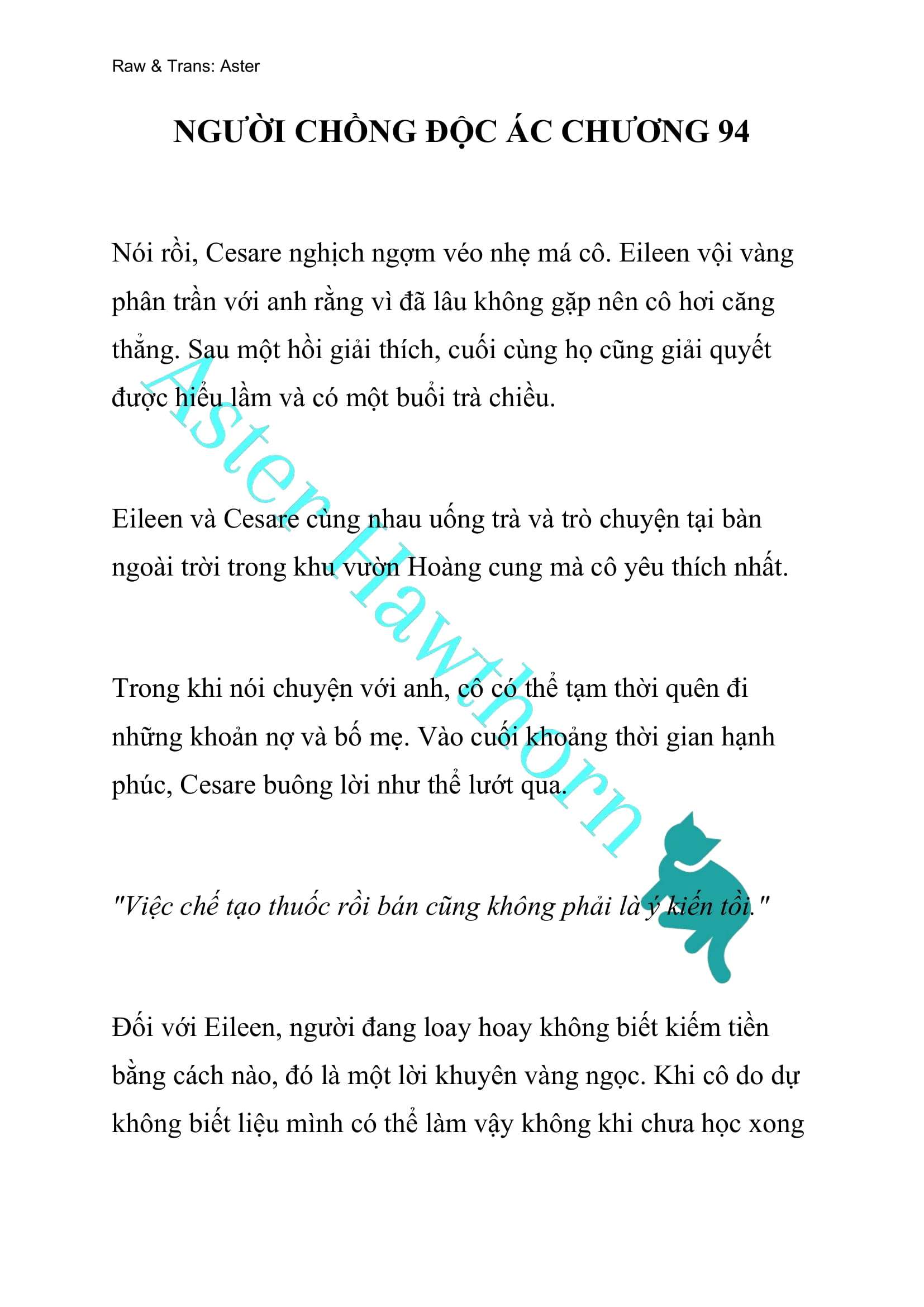 [NOVEL] Người Chồng Độc Ác Chap 94 - Next Chap 95