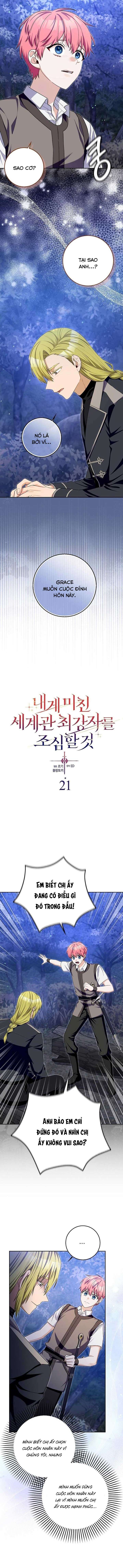 Hãy Cẩn Thận Với Người Đàn Ông Mạnh Nhất Đang Mê Muội Tôi Chap 21 - Trang 3