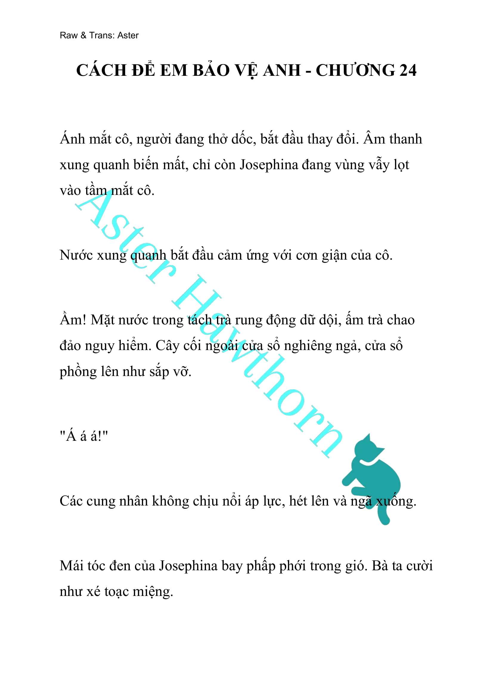 [NOVEL] Cách Để Em Bảo Vệ Anh Chap 24 - Trang 2