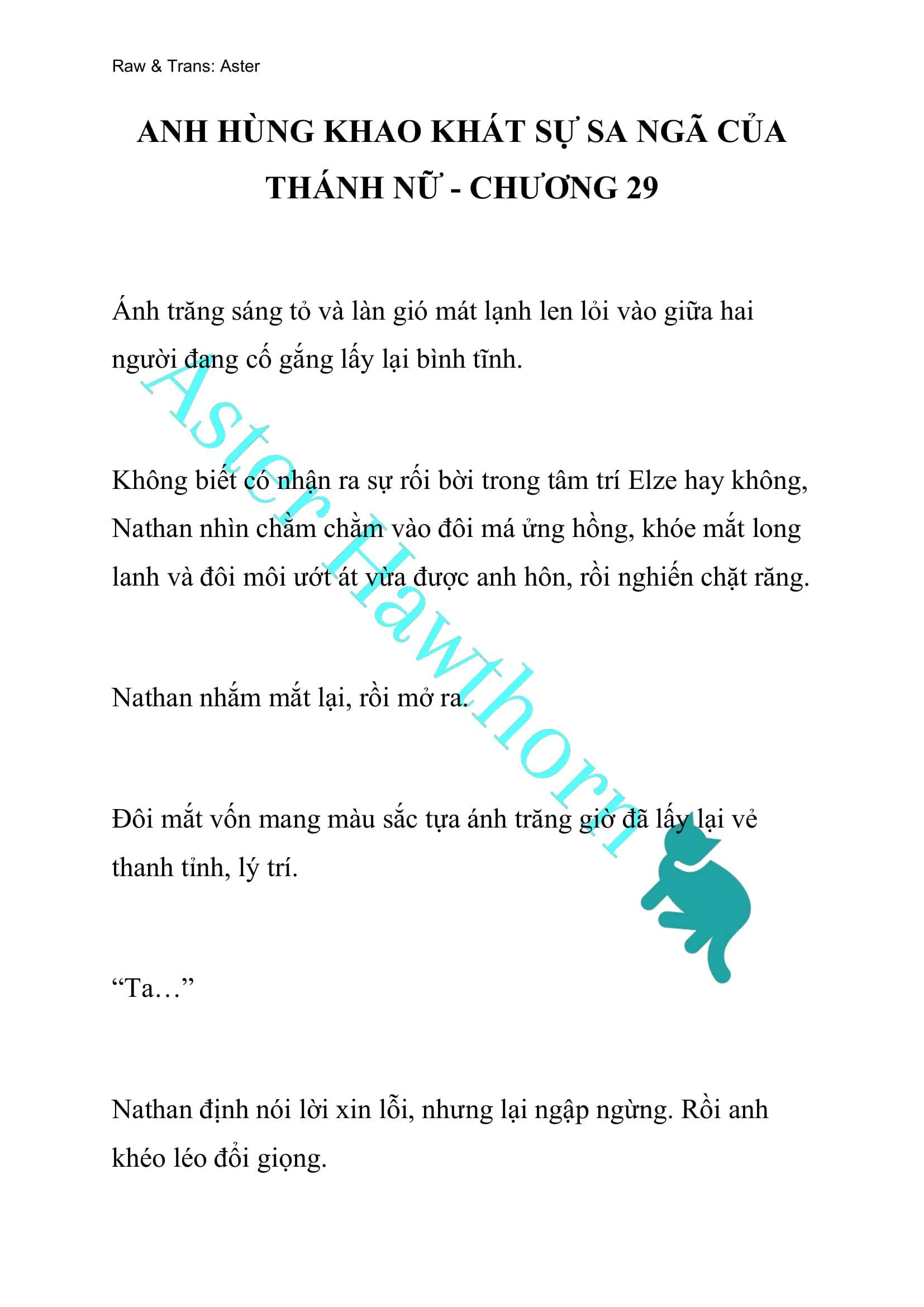 [NOVEL] Anh Hùng Khao Khát Sự Sa Ngã Của Thánh Nữ Chap 29 - Next Chap 30