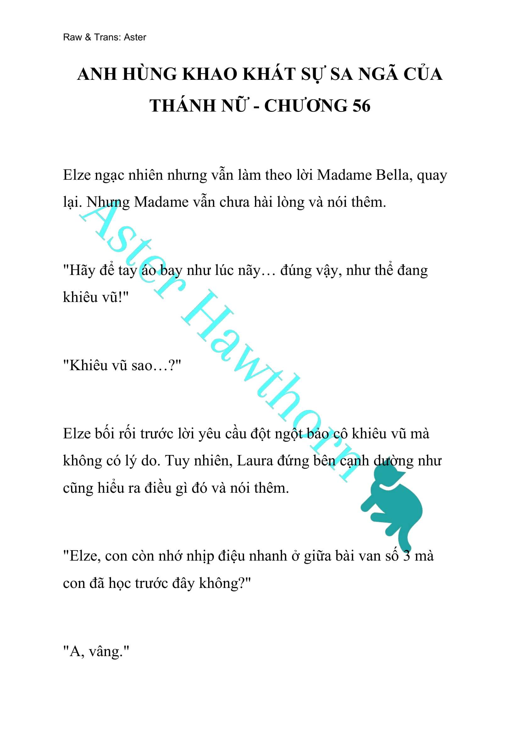 [NOVEL] Anh Hùng Khao Khát Sự Sa Ngã Của Thánh Nữ Chap 56 - Next Chap 57