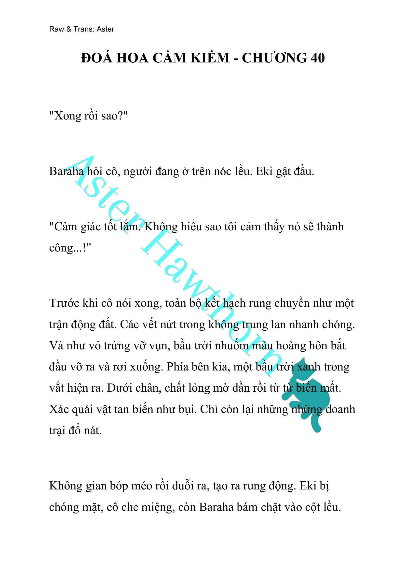 [NOVEL] Đóa Hoa Cầm Kiếm Chap 40 - Next Chap 41