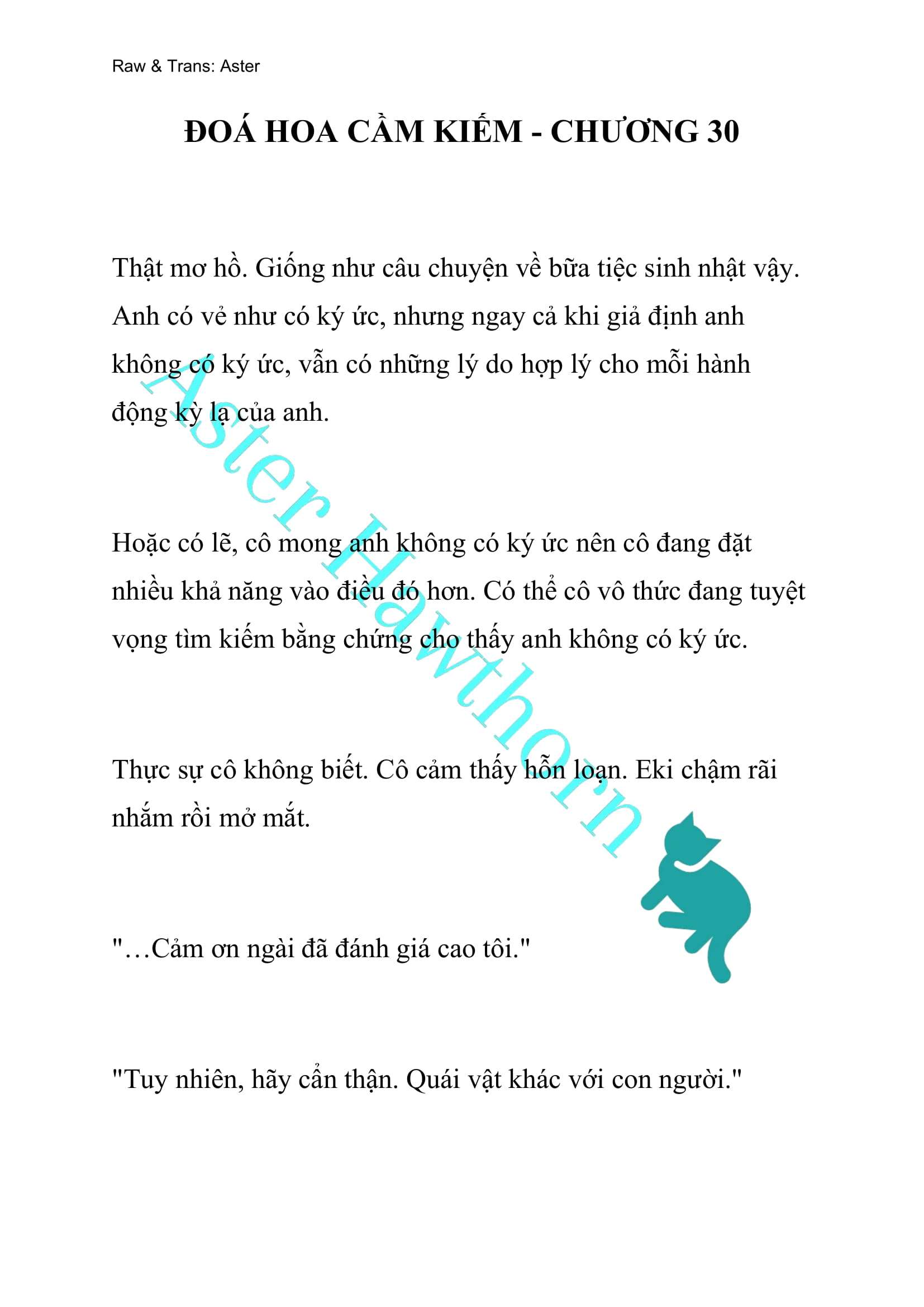[NOVEL] Đóa Hoa Cầm Kiếm Chap 30 - Next Chap 31