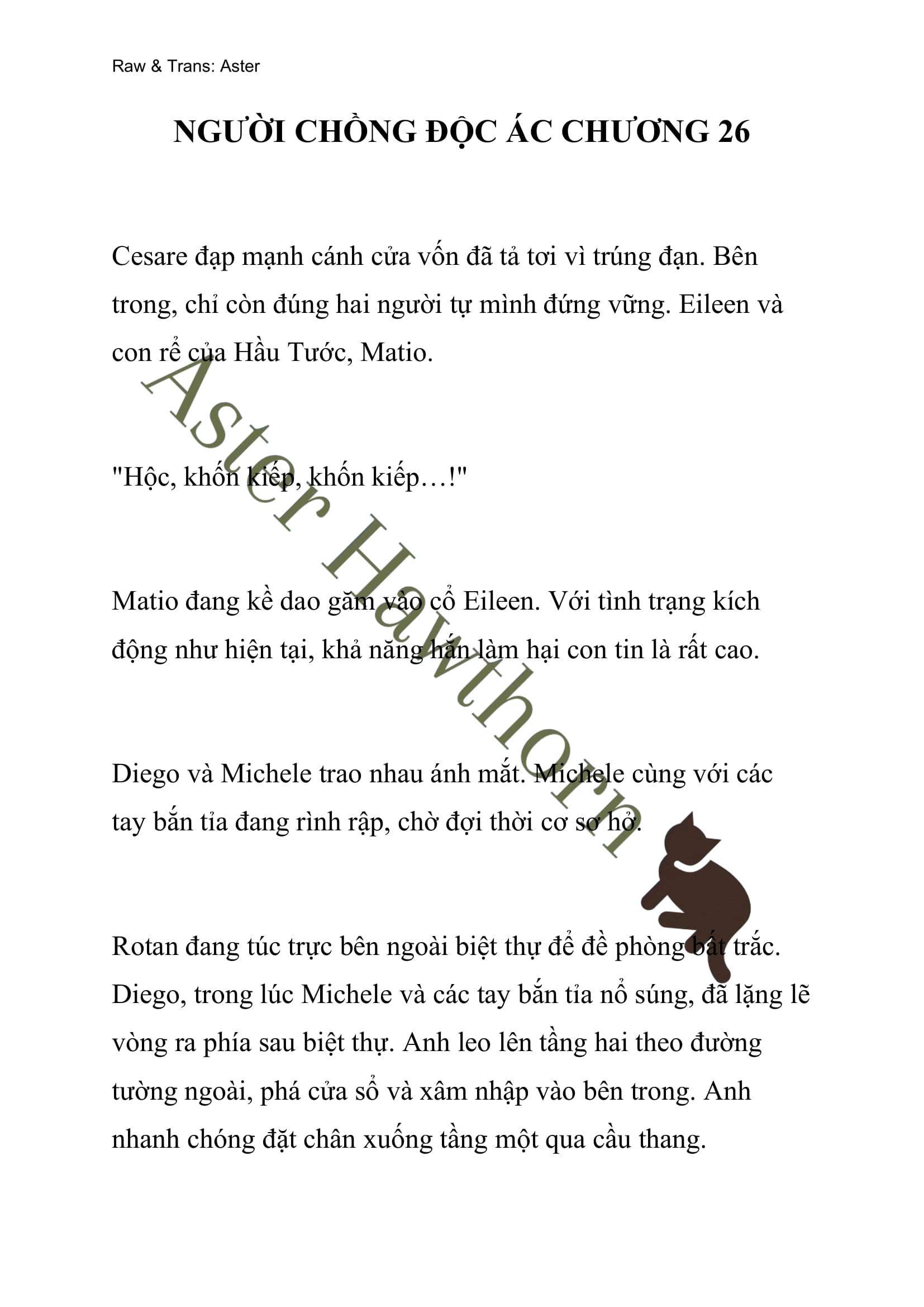[NOVEL] Người Chồng Độc Ác Chap 26 - Trang 2