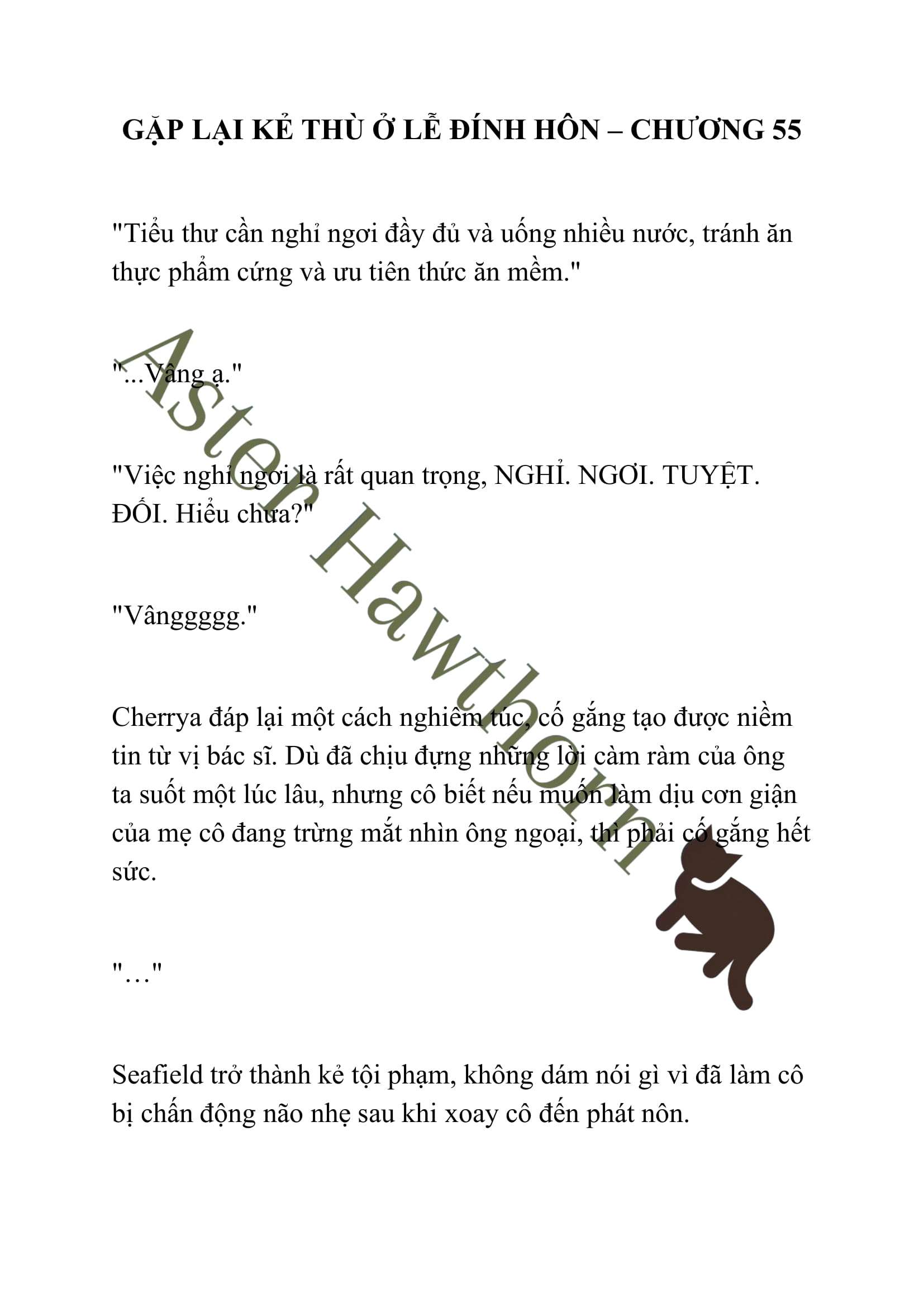 [NOVEL] Gặp Lại Kẻ Thù Ở Lễ Đính Hôn Chap 55 - Trang 2