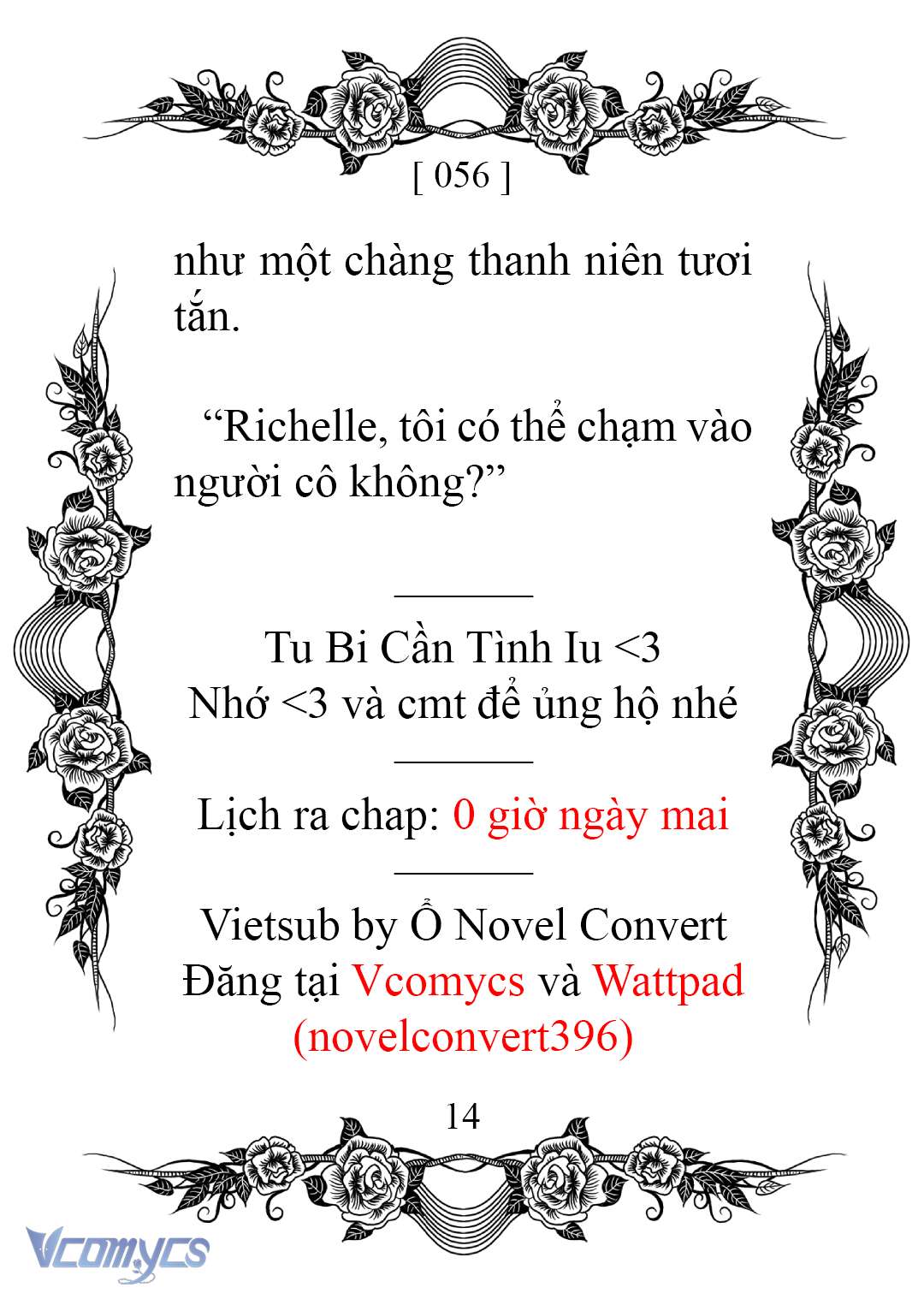 [Novel] Chào Mừng Đến Với Dinh Thự Hoa Hồng Chap 56 - Trang 2