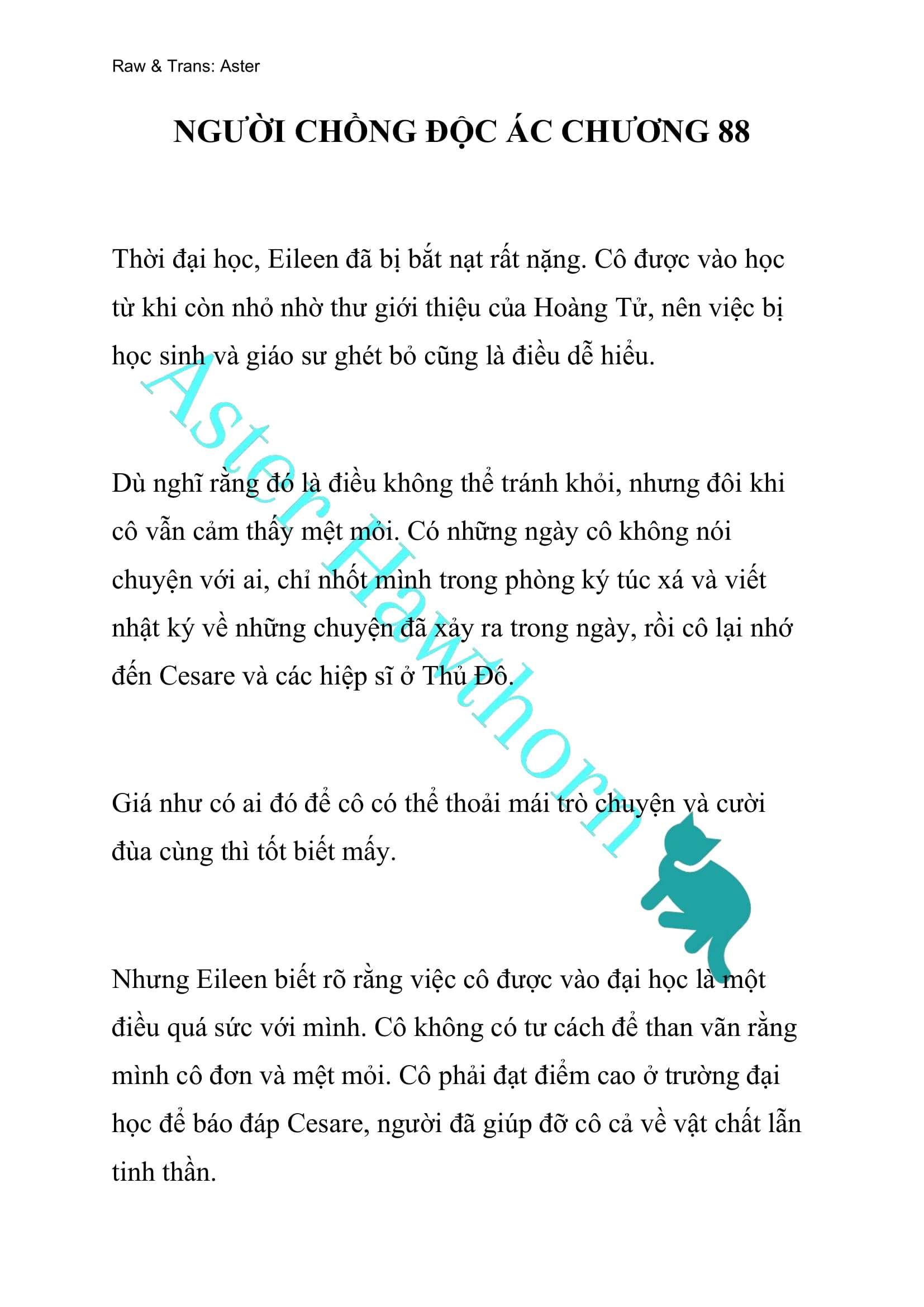 [NOVEL] Người Chồng Độc Ác Chap 88 - Next Chap 89