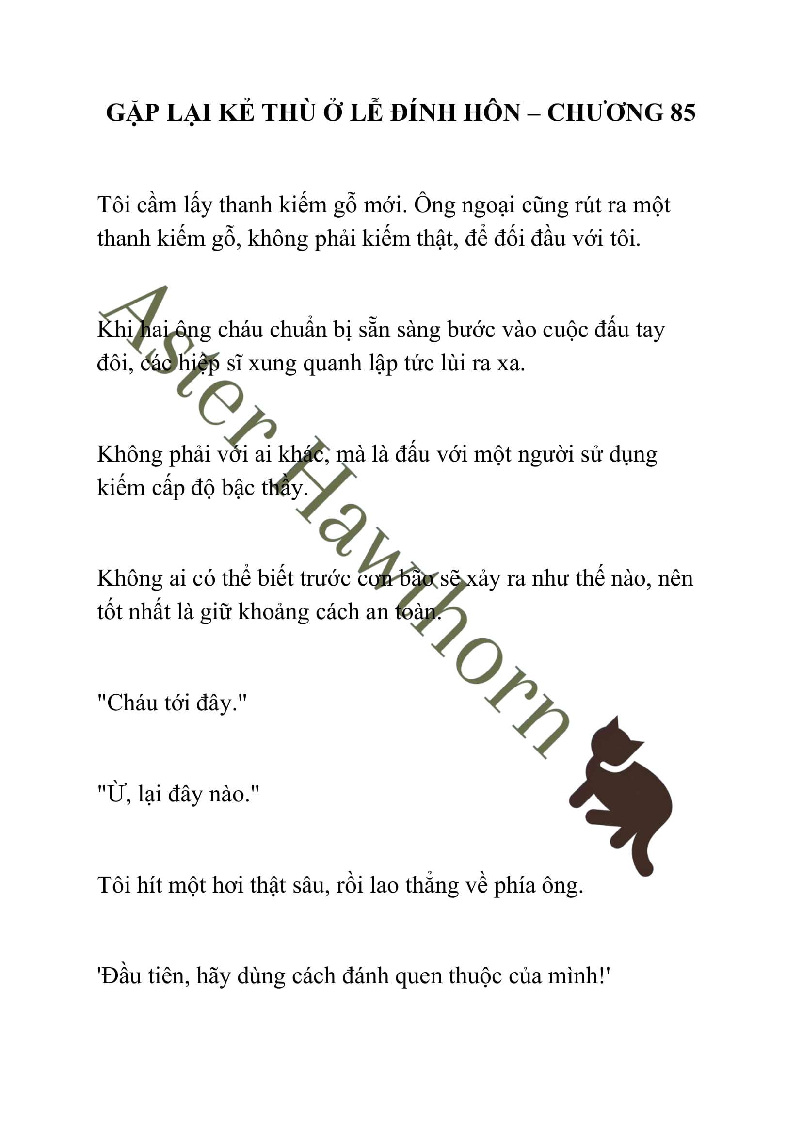 [NOVEL] Gặp Lại Kẻ Thù Ở Lễ Đính Hôn Chap 85 - Trang 2