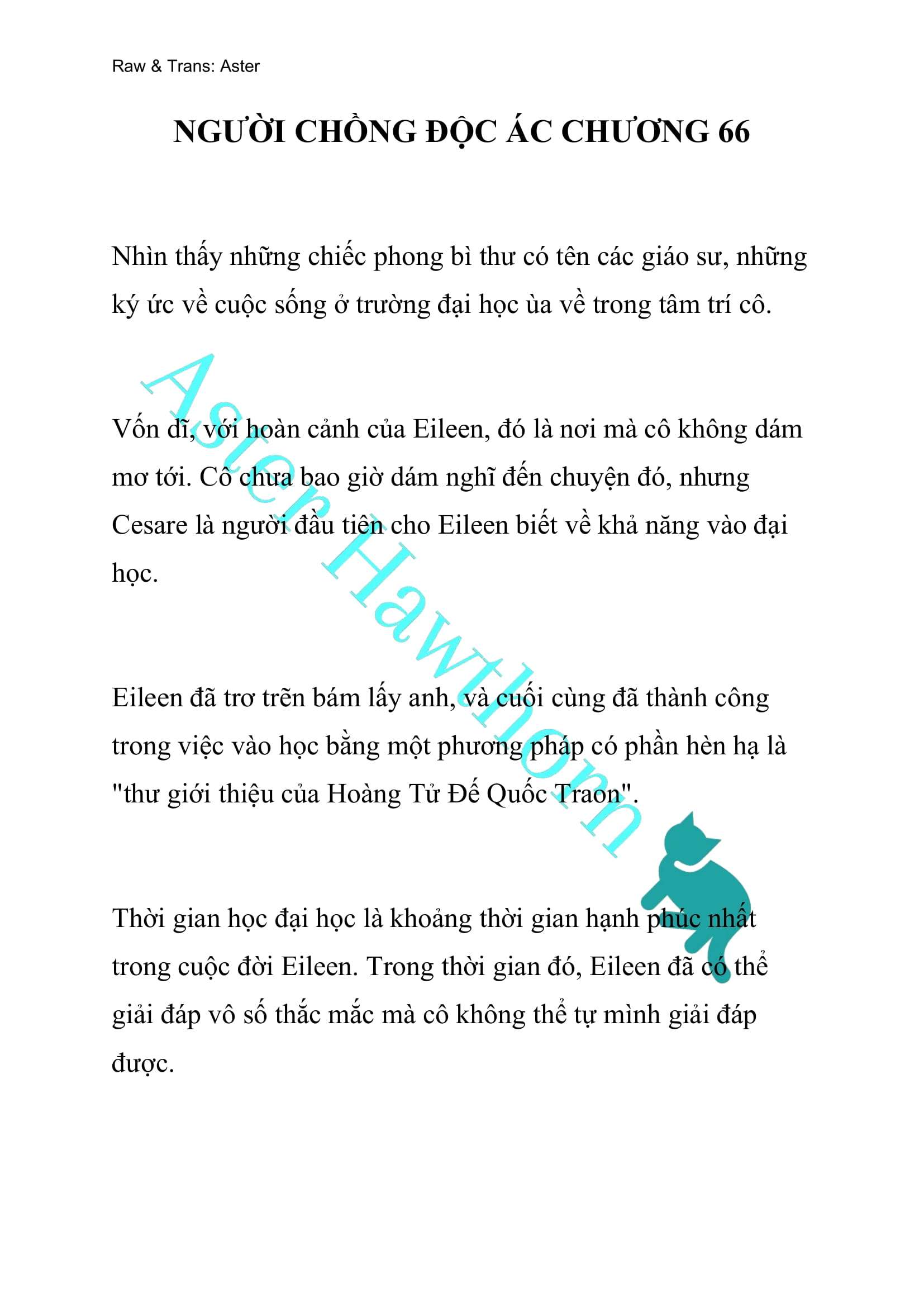 [NOVEL] Người Chồng Độc Ác Chap 66 - Next Chap 67