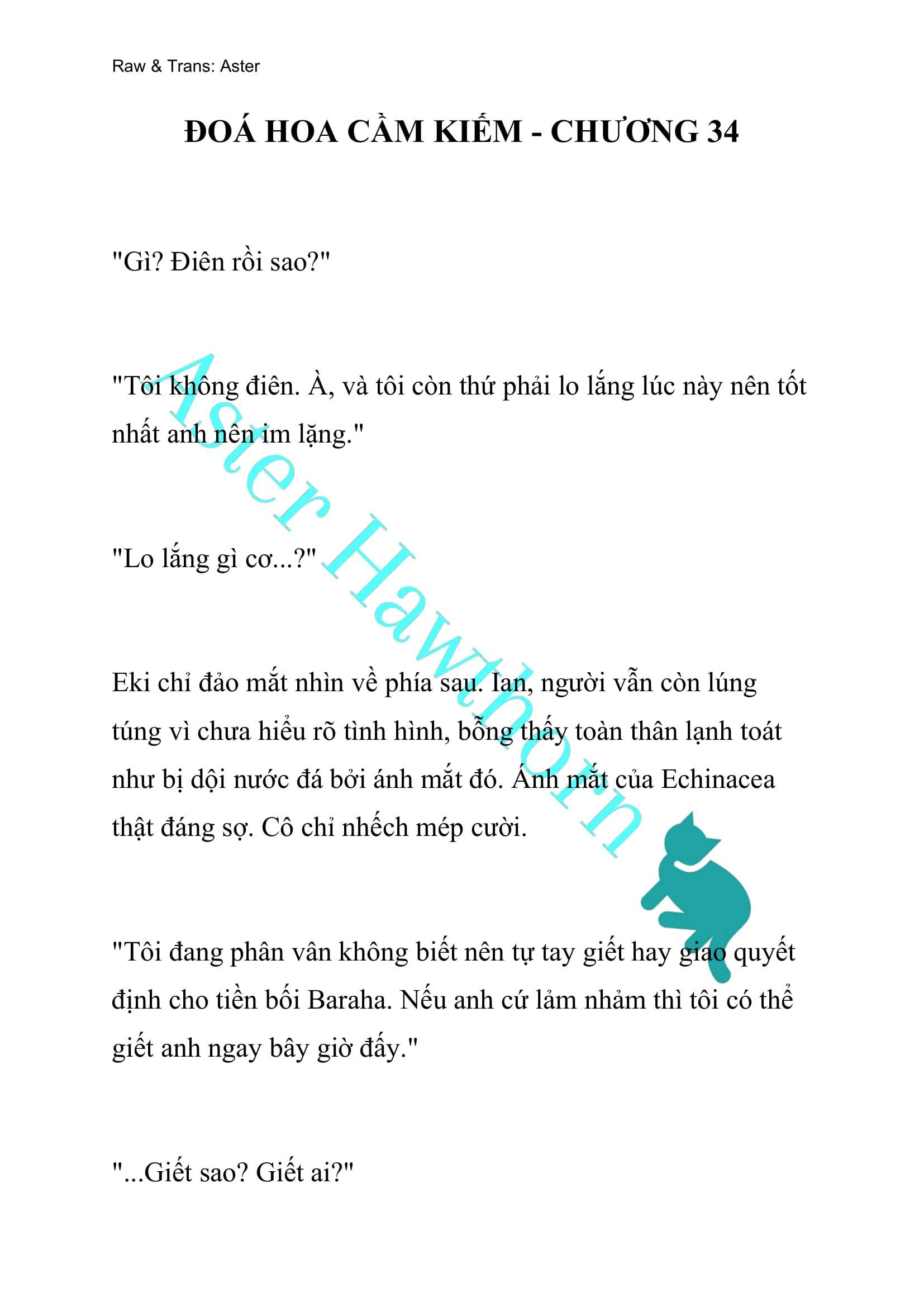 [NOVEL] Đóa Hoa Cầm Kiếm Chap 34 - Next Chap 35