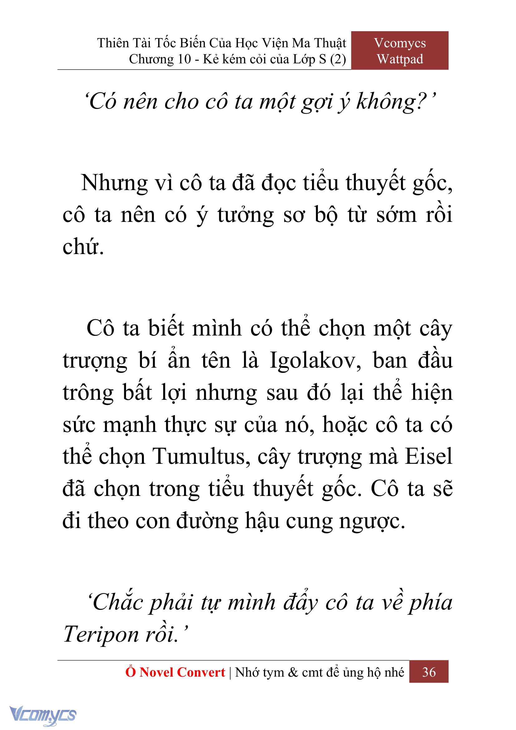 [Novel] Thiên Tài Tốc Biến Của Học Viện Ma Thuật Chap 10 - Next 