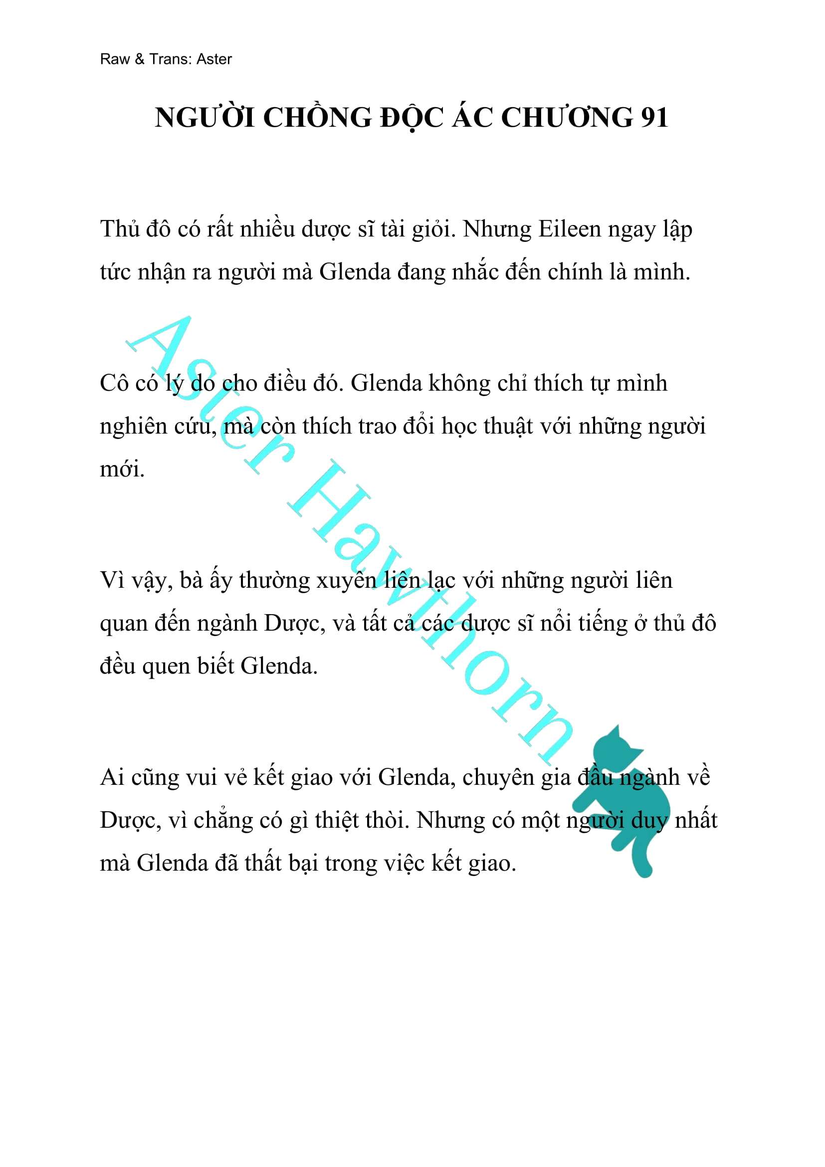 [NOVEL] Người Chồng Độc Ác Chap 91 - Next Chap 92