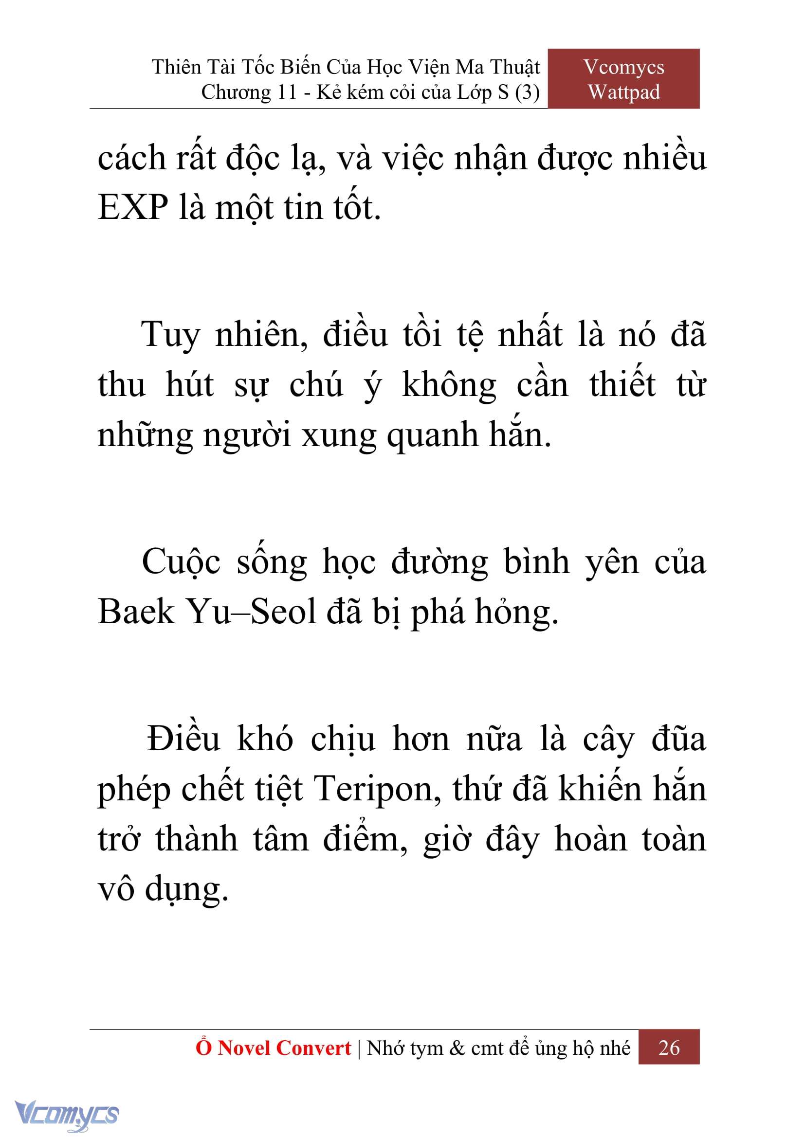 [Novel] Thiên Tài Tốc Biến Của Học Viện Ma Thuật Chap 11 - Next Chap 12