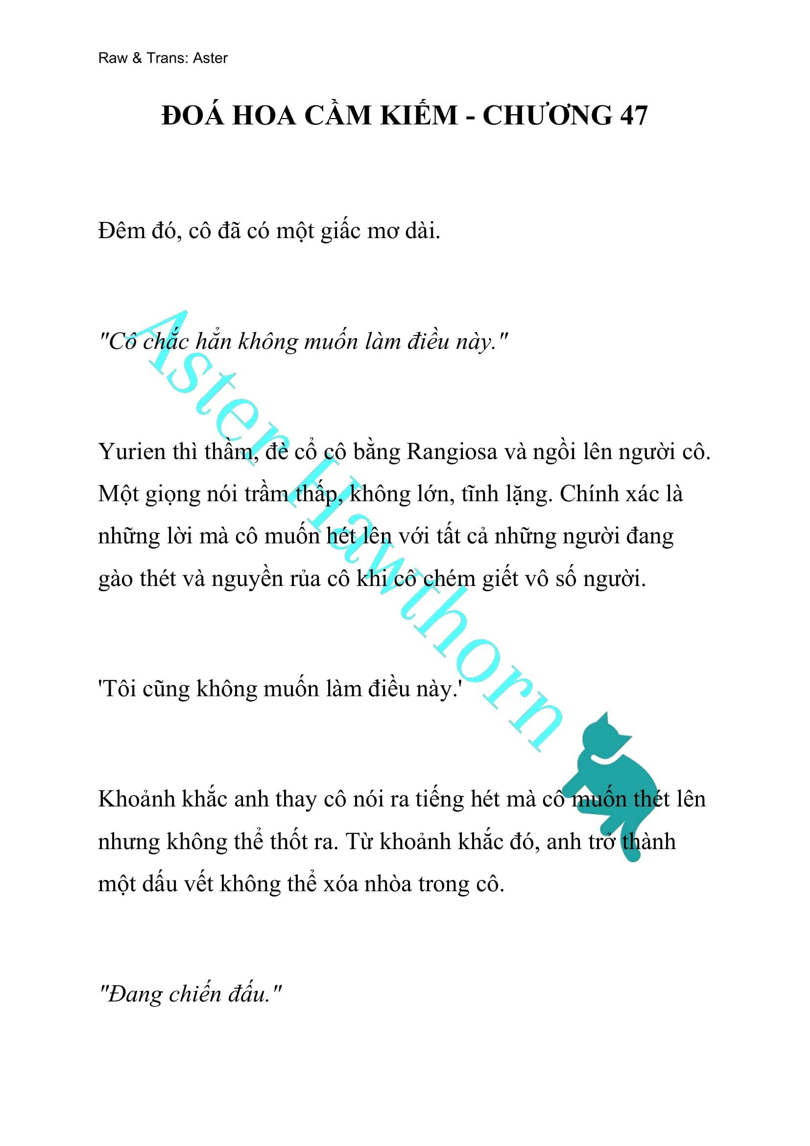 [NOVEL] Đóa Hoa Cầm Kiếm Chap 47 - Next Chap 48