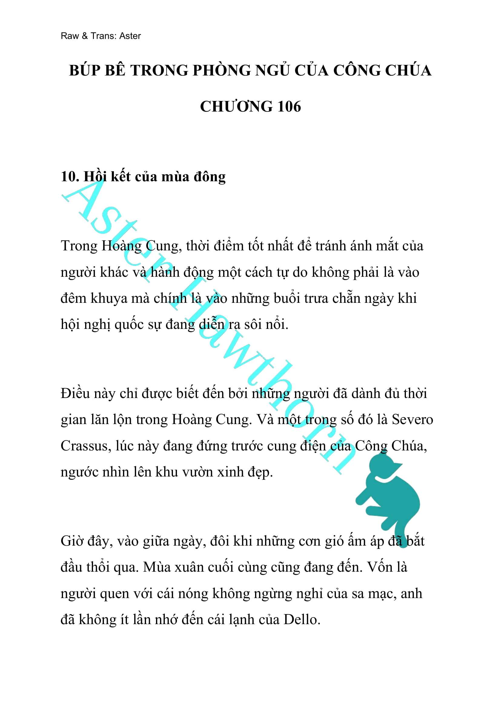 [NOVEL] Búp Bê Trong Phòng Ngủ Của Công Chúa Chap 106 - Trang 2