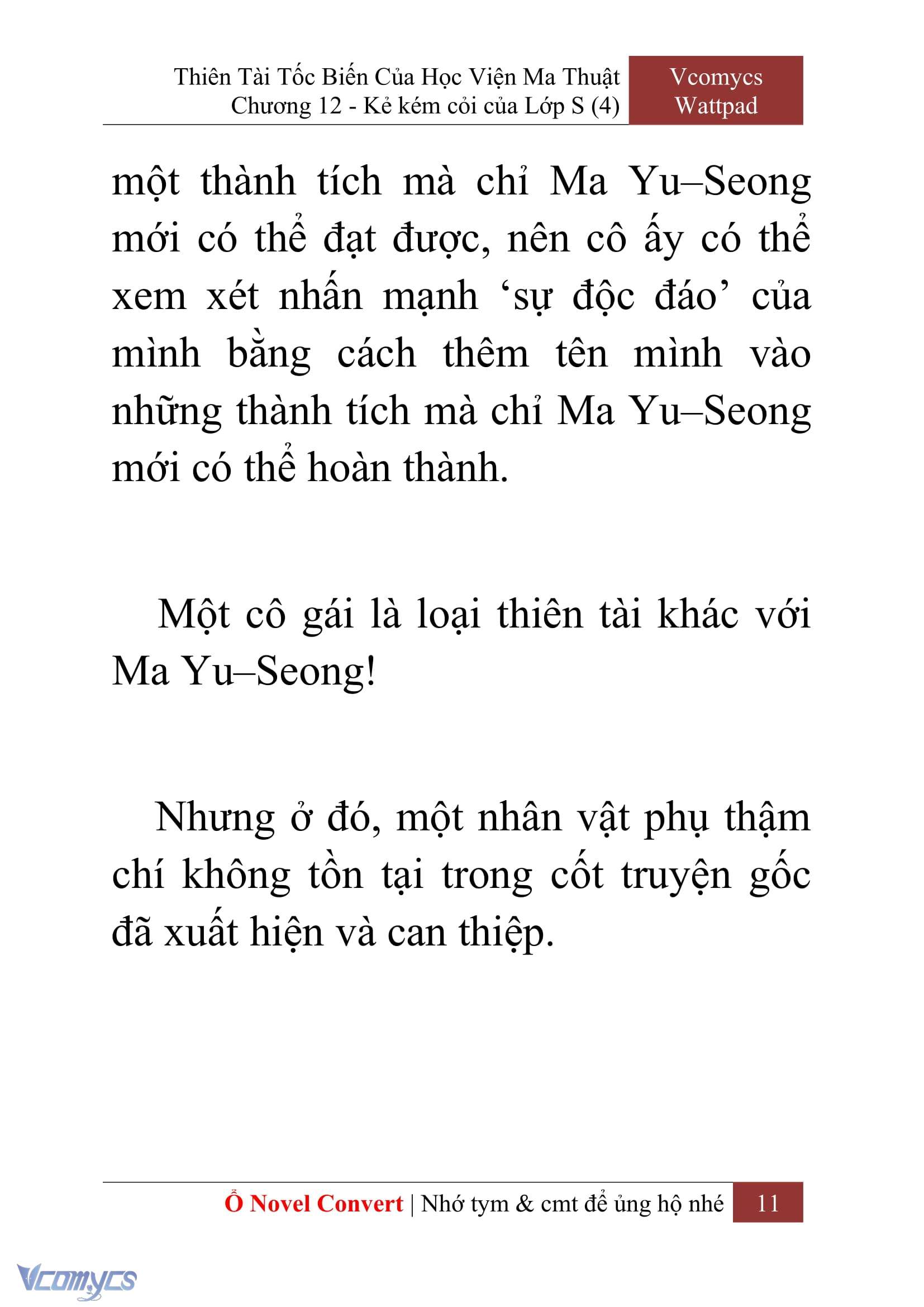 [Novel] Thiên Tài Tốc Biến Của Học Viện Ma Thuật Chap 12 - Next 