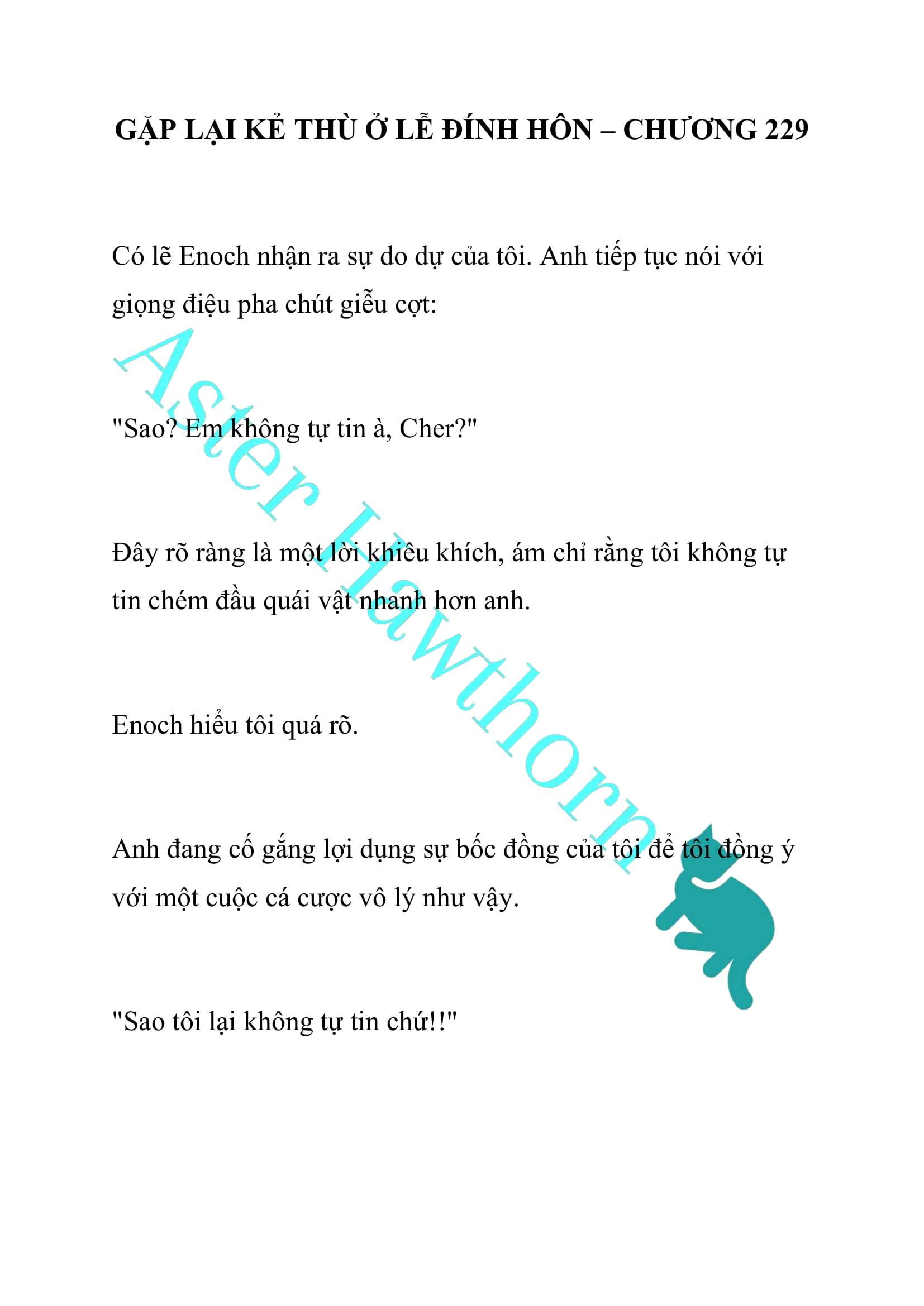 [NOVEL] Gặp Lại Kẻ Thù Ở Lễ Đính Hôn Chap 229 - Next Chap 230