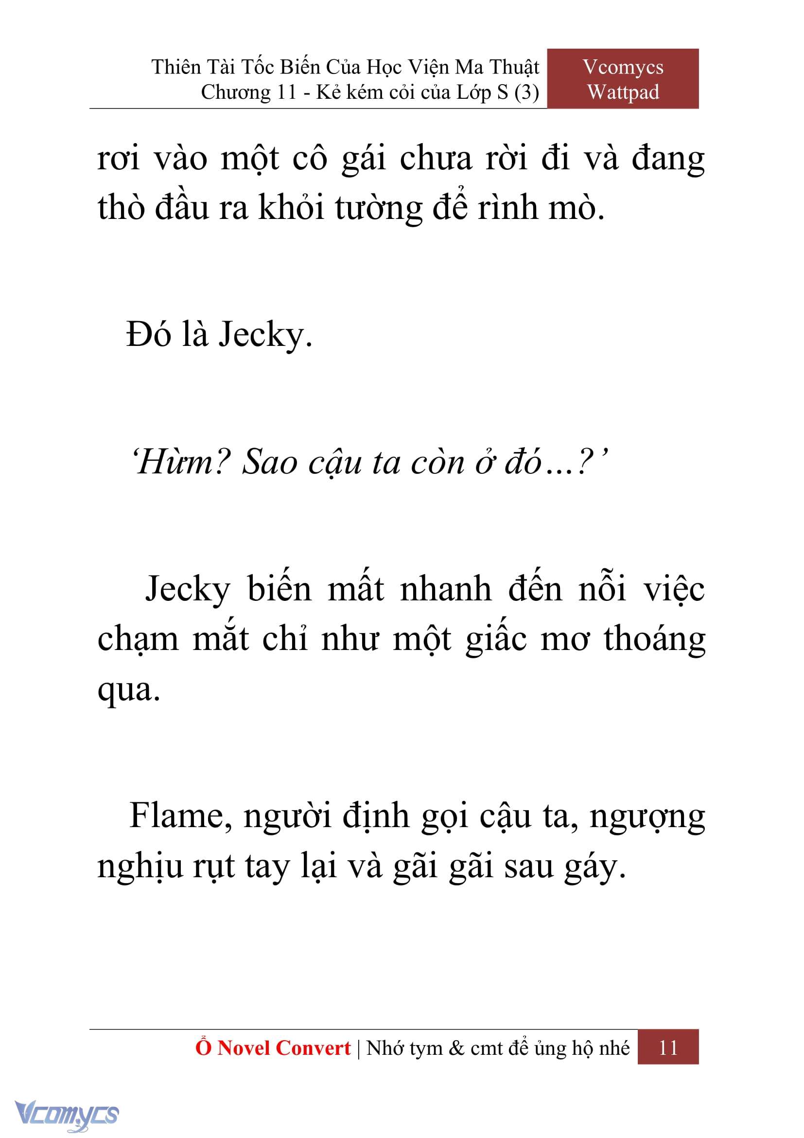 [Novel] Thiên Tài Tốc Biến Của Học Viện Ma Thuật Chap 11 - Next Chap 12